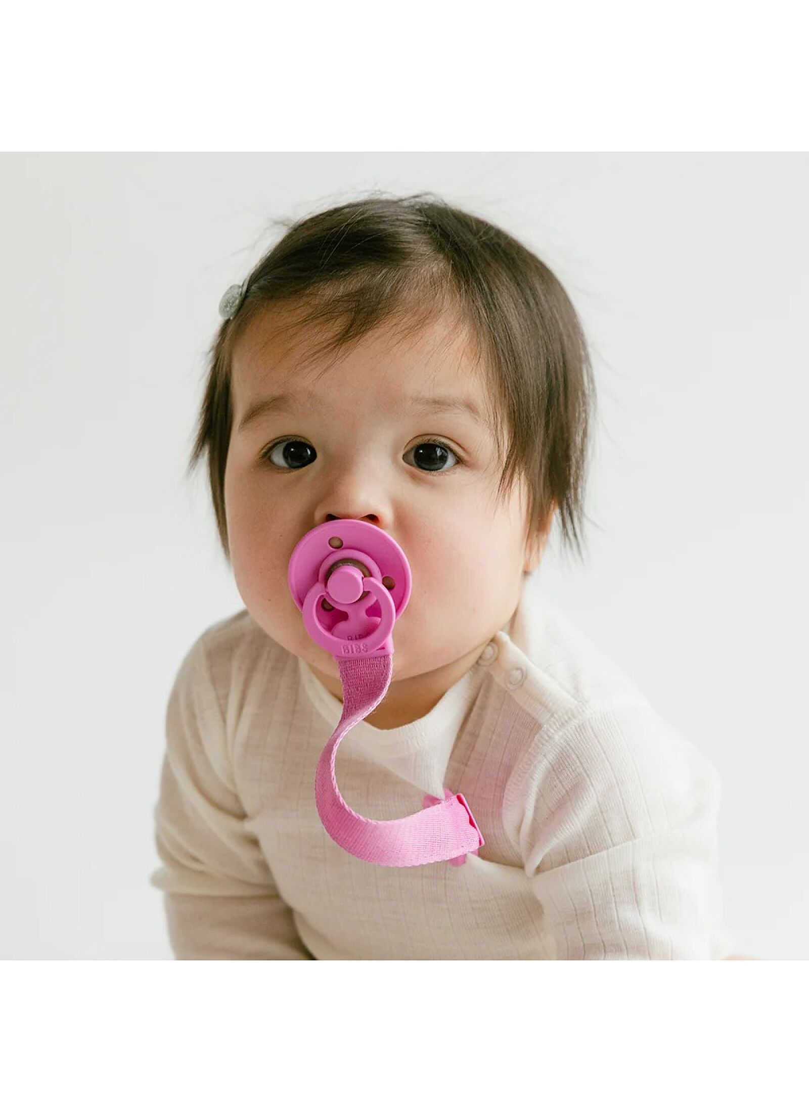 PACIFIER CLIP BUBBLEGUM