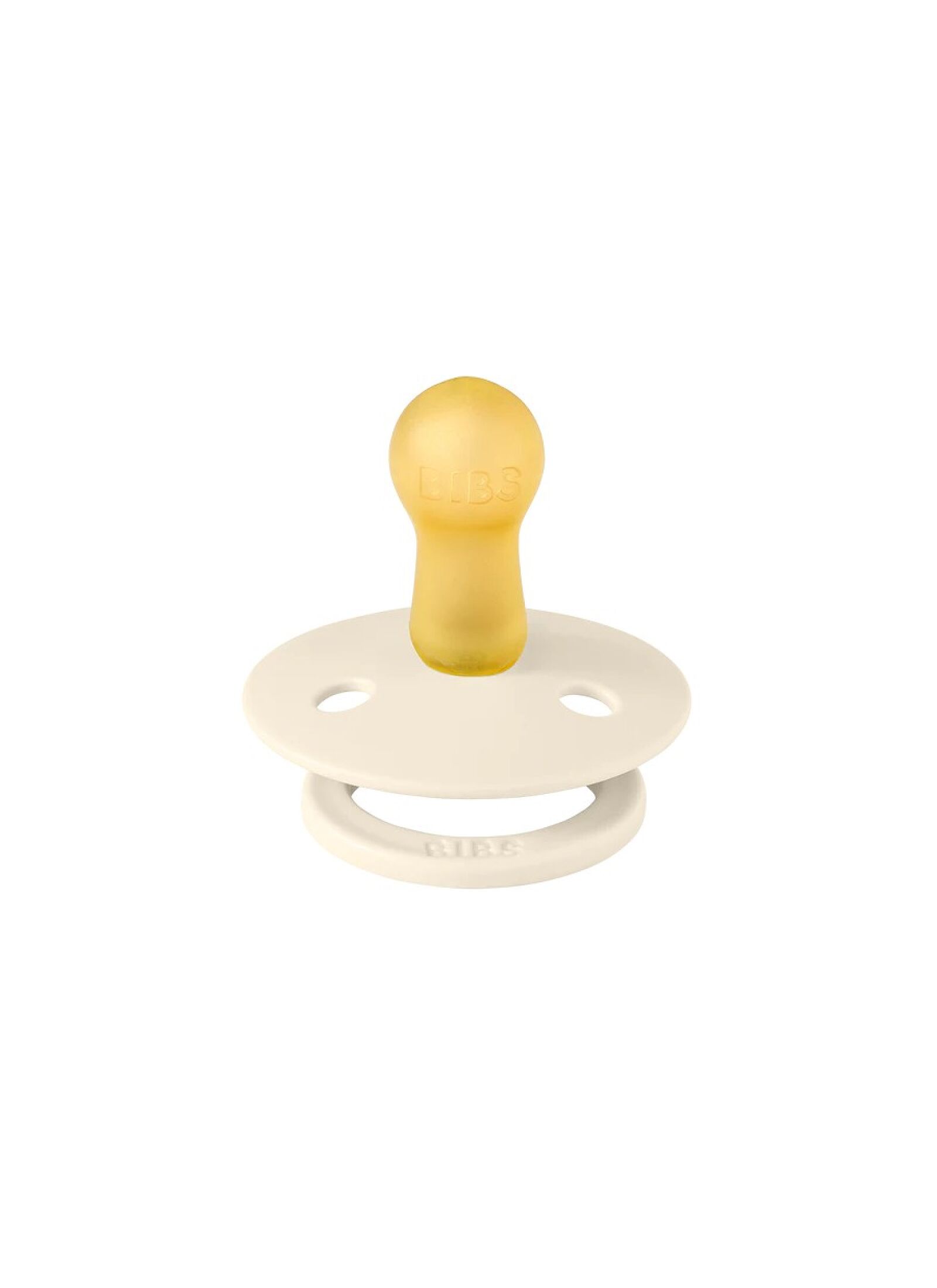 PACIFIER 2PCS COLOUR IVORY-BLUSH LATEX