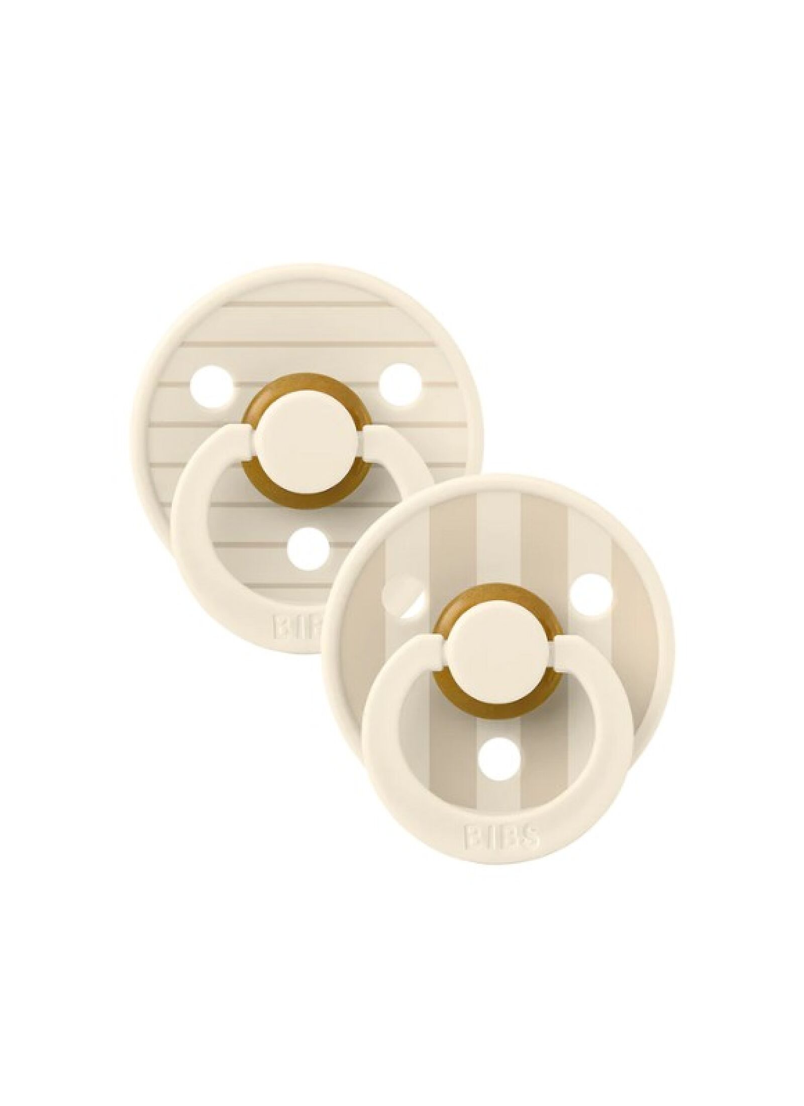 PACIFIER 2PCS COLOUR PIN VANILLA LATEX