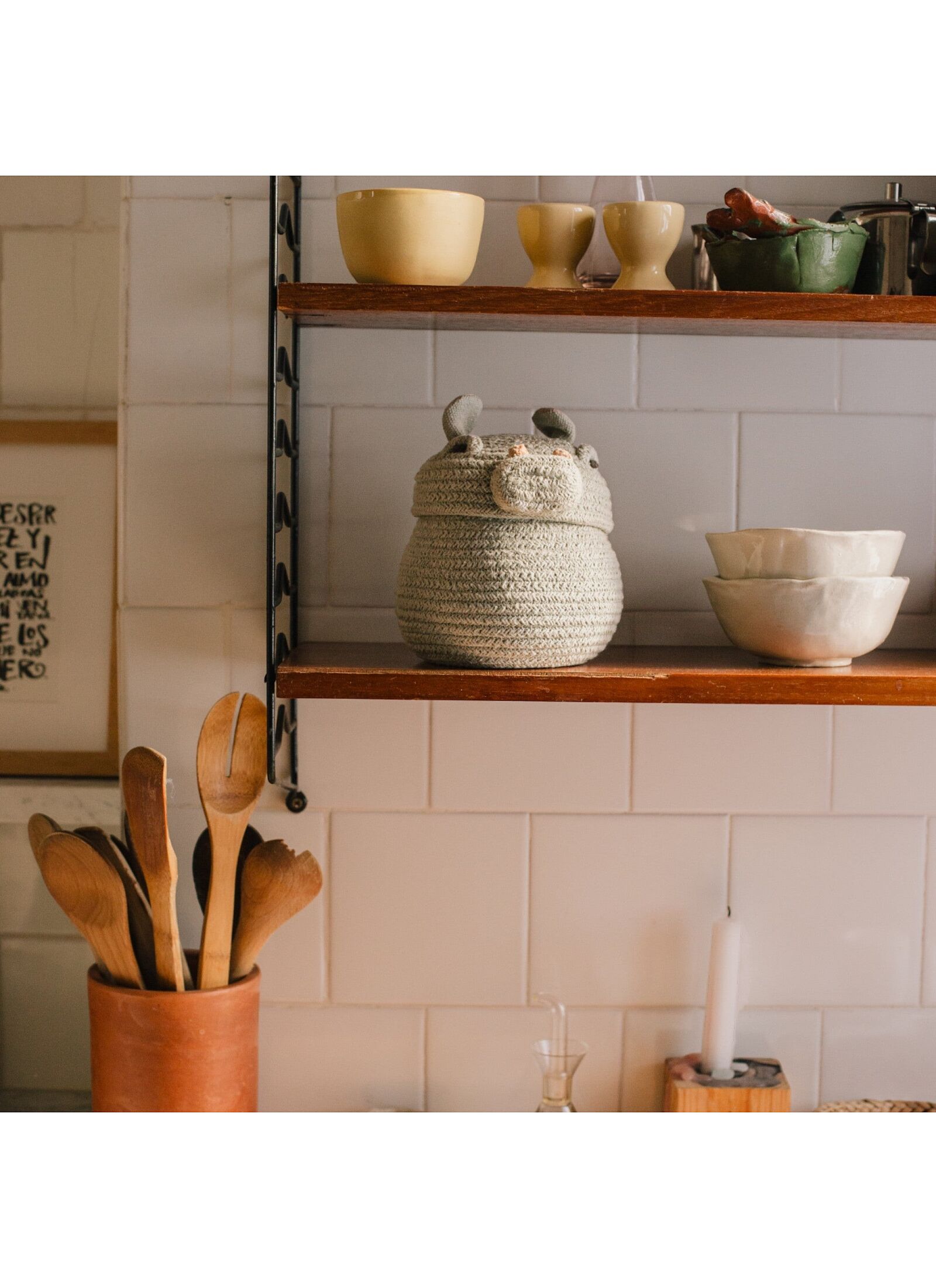 BASKET HENRY THE HIPPO (15X15)