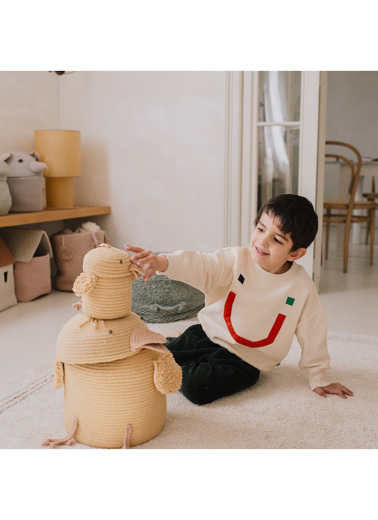 BASKET HENRY CHARLIE THE CHICKEN (13X15)