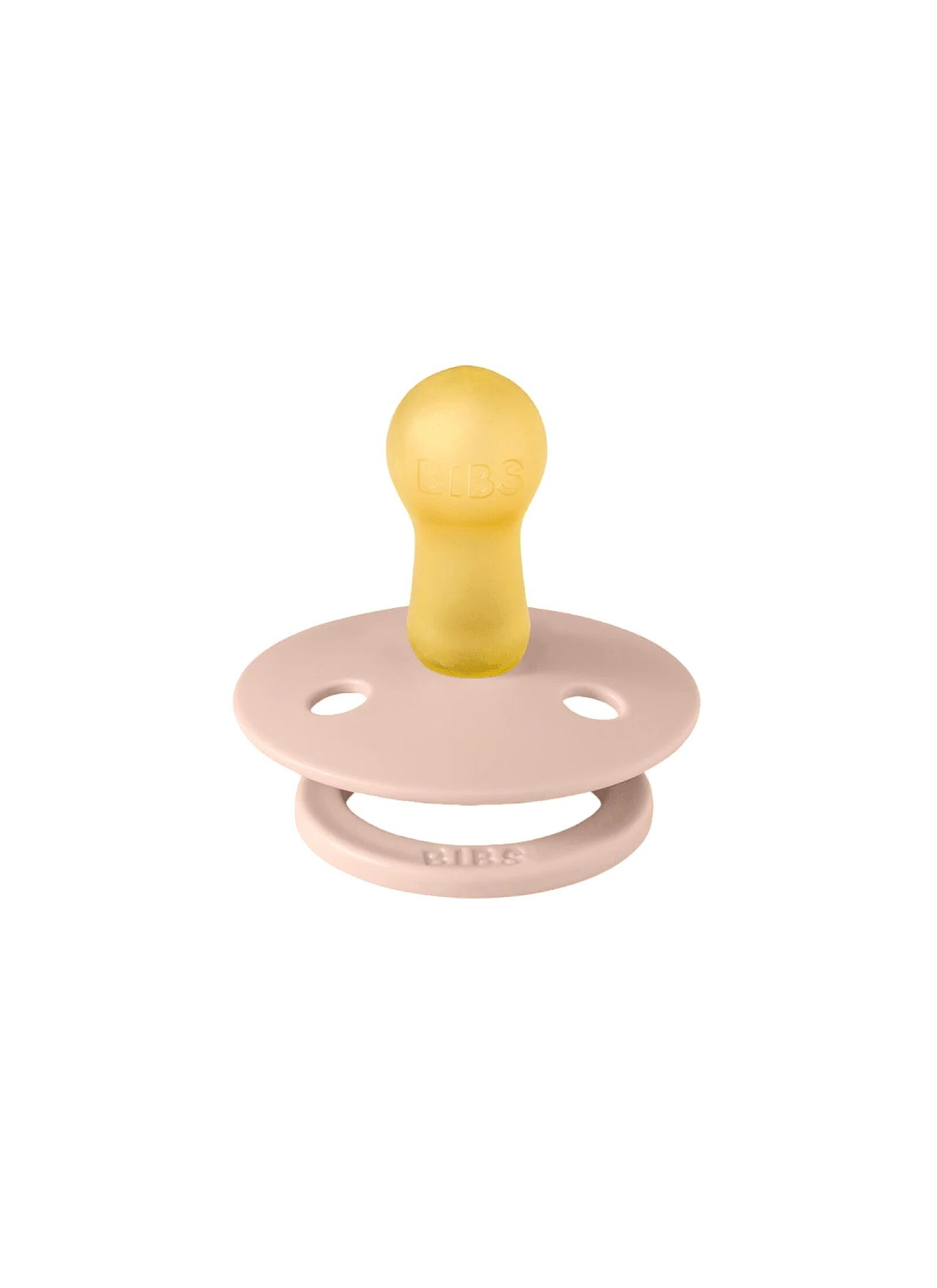 PACIFIER 2PCS COLOUR BLOCK BLUSH LATEX