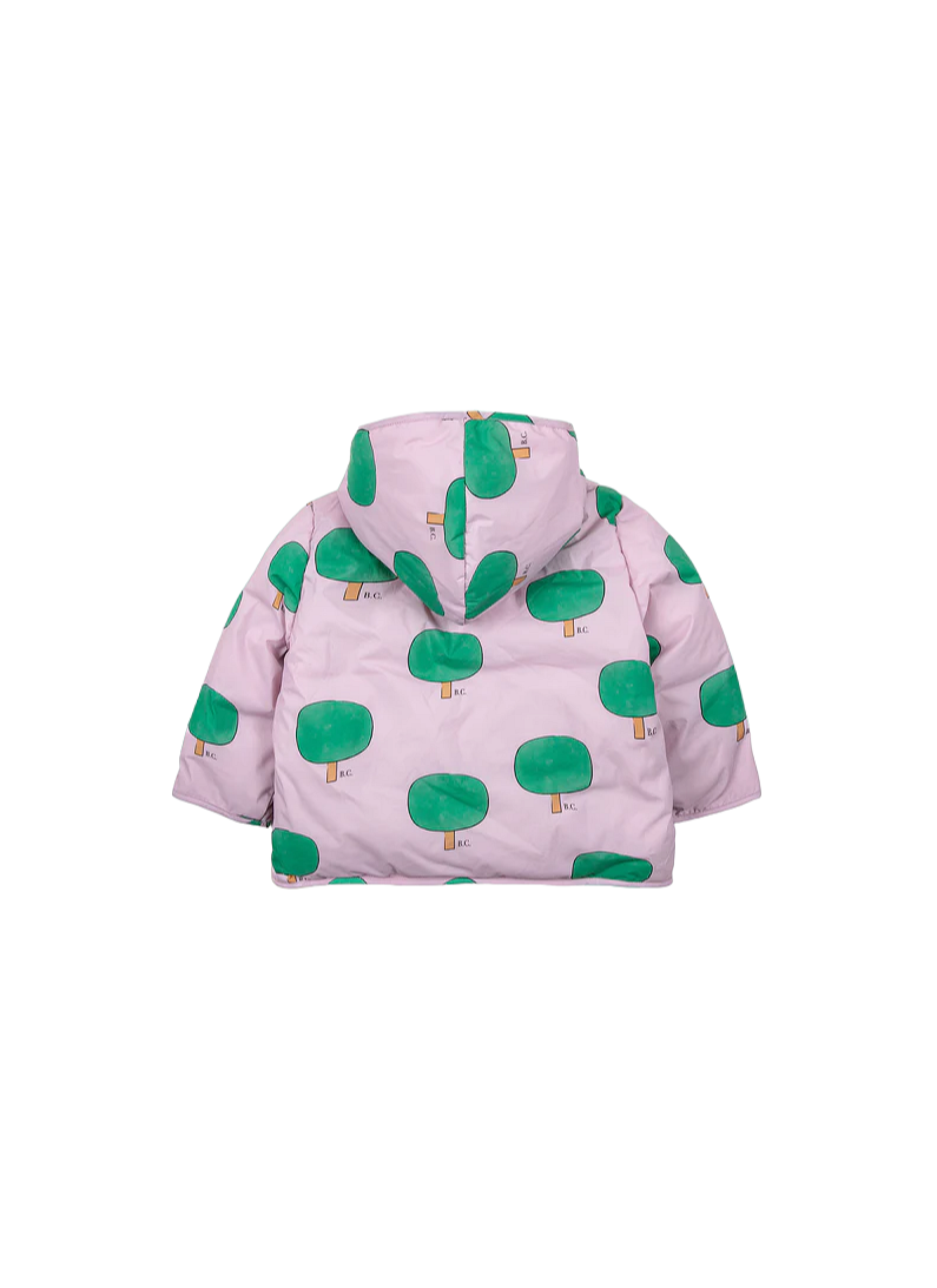 JACKET BABY GREEN TREE ALL OVER