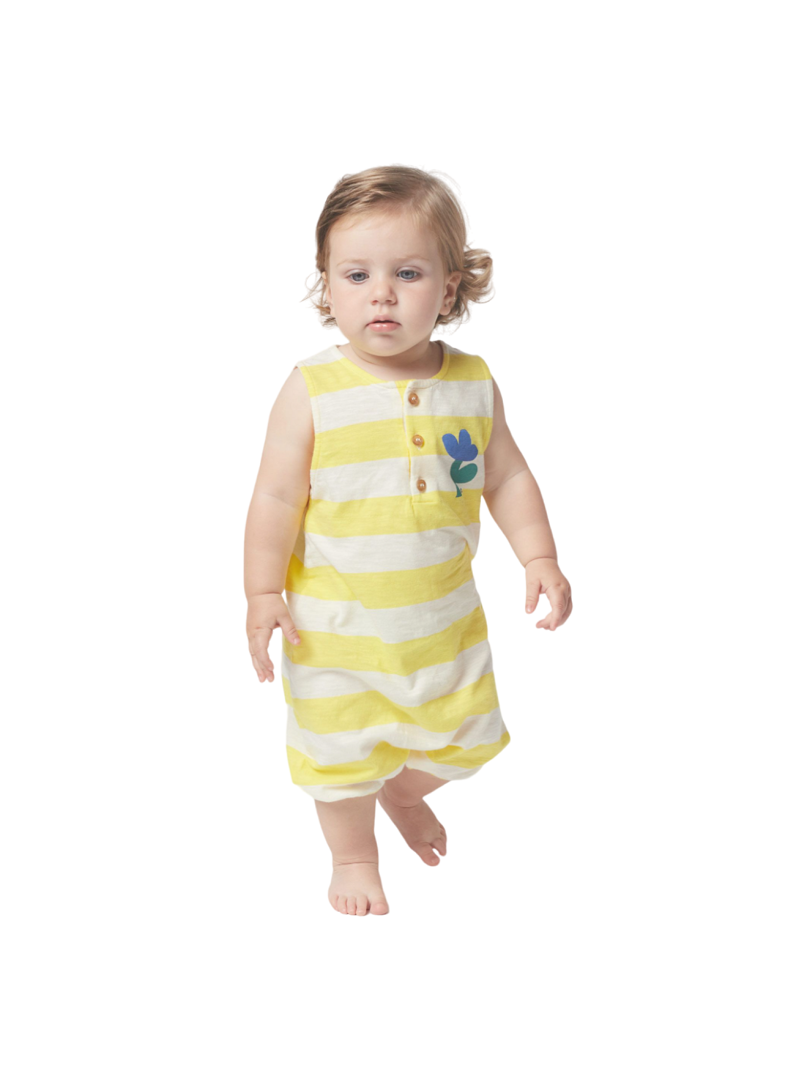 PLAYSUIT YELLOW STRIPES
