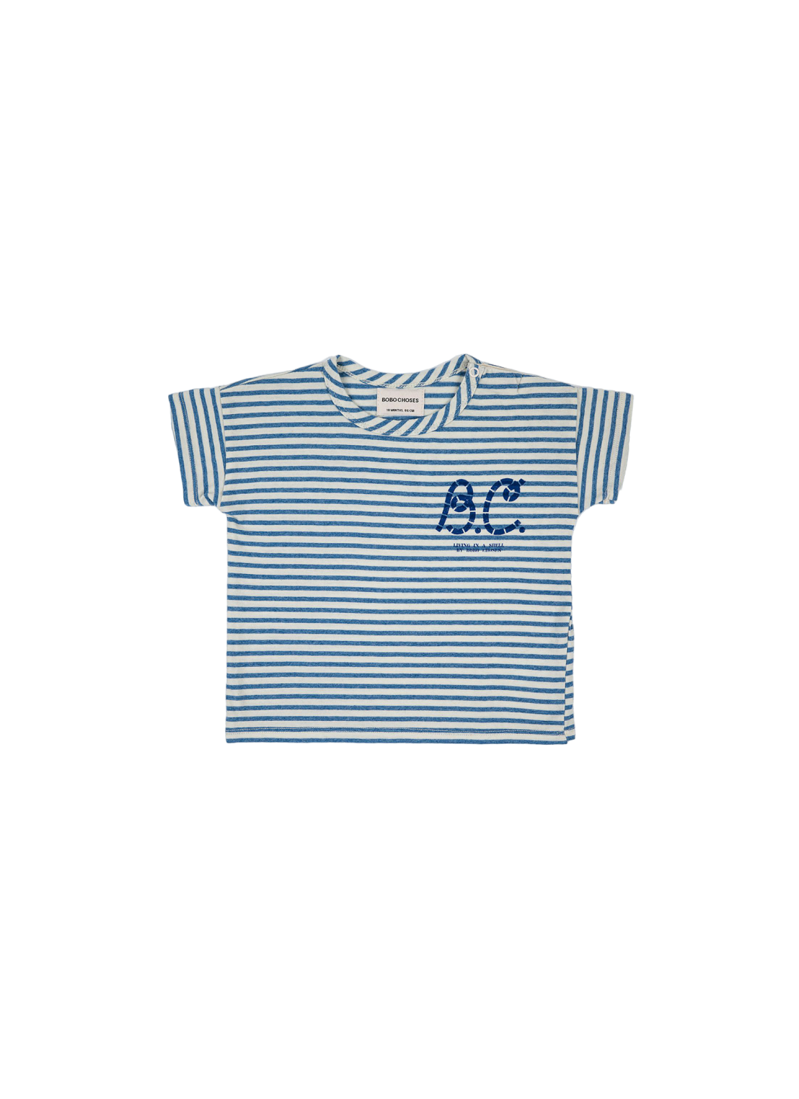 SHORTSLEEVE T-SHIRT BLUE STRIPES