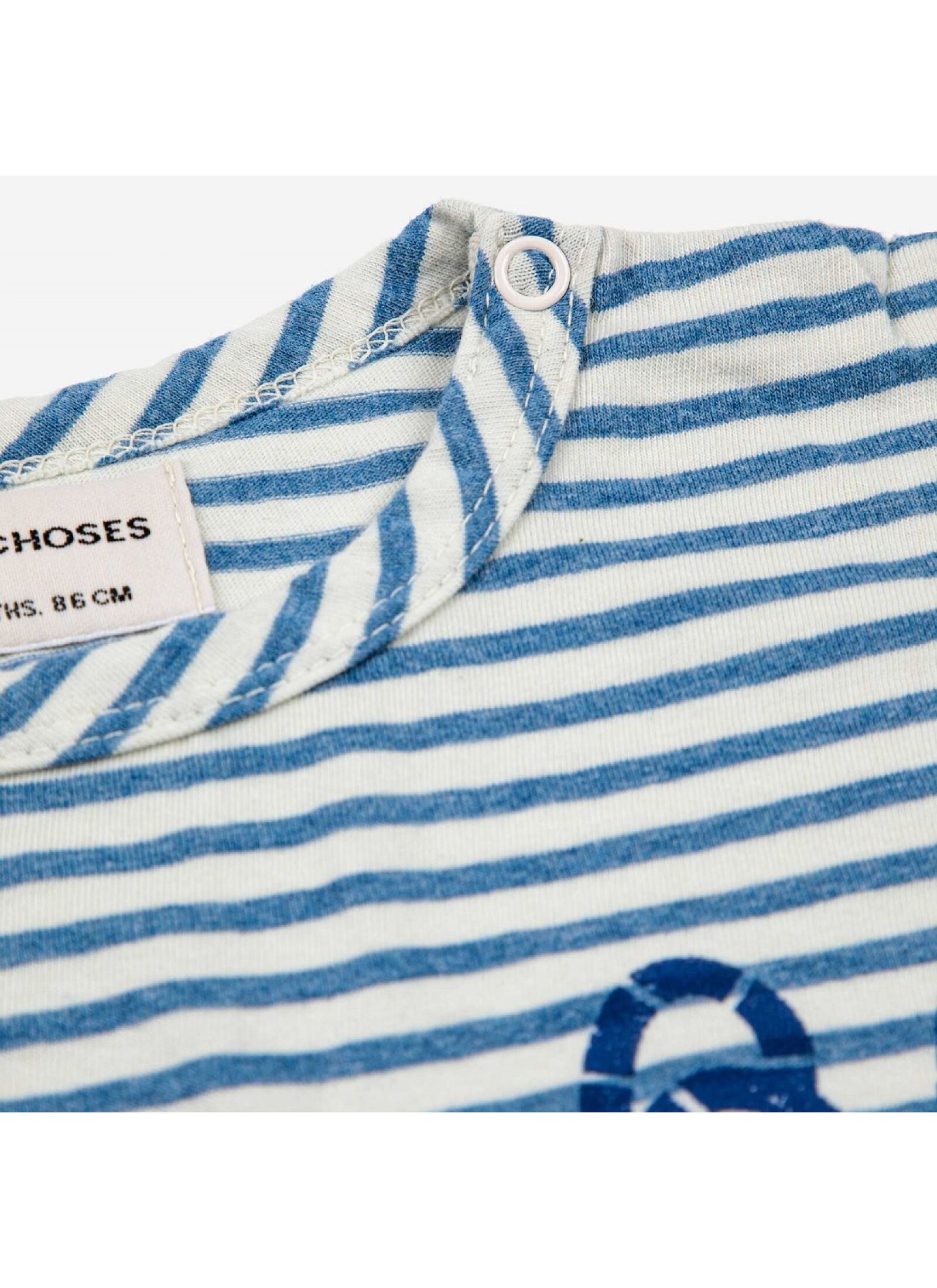 SHORTSLEEVE T-SHIRT BLUE STRIPES