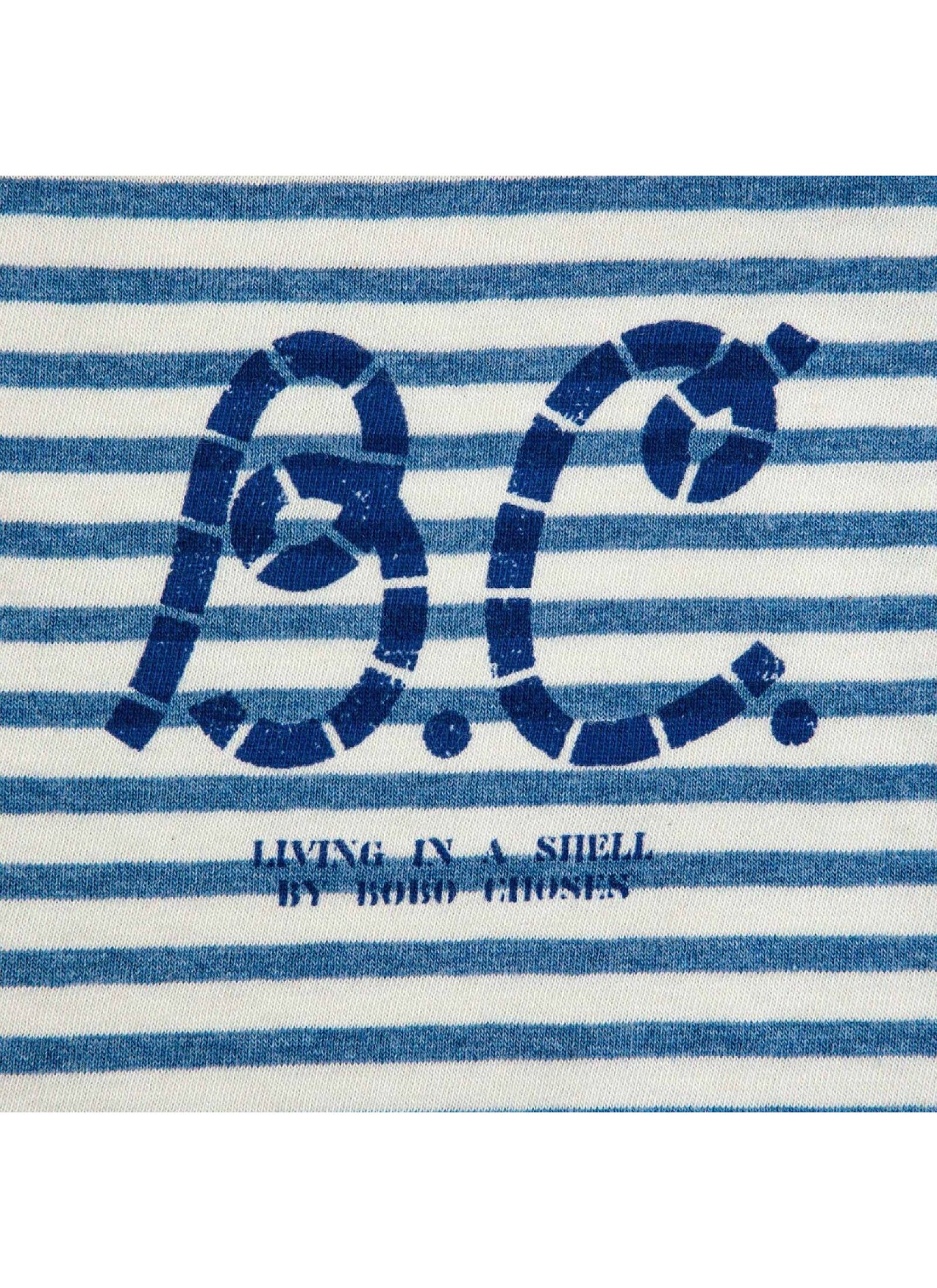 SHORTSLEEVE T-SHIRT BLUE STRIPES