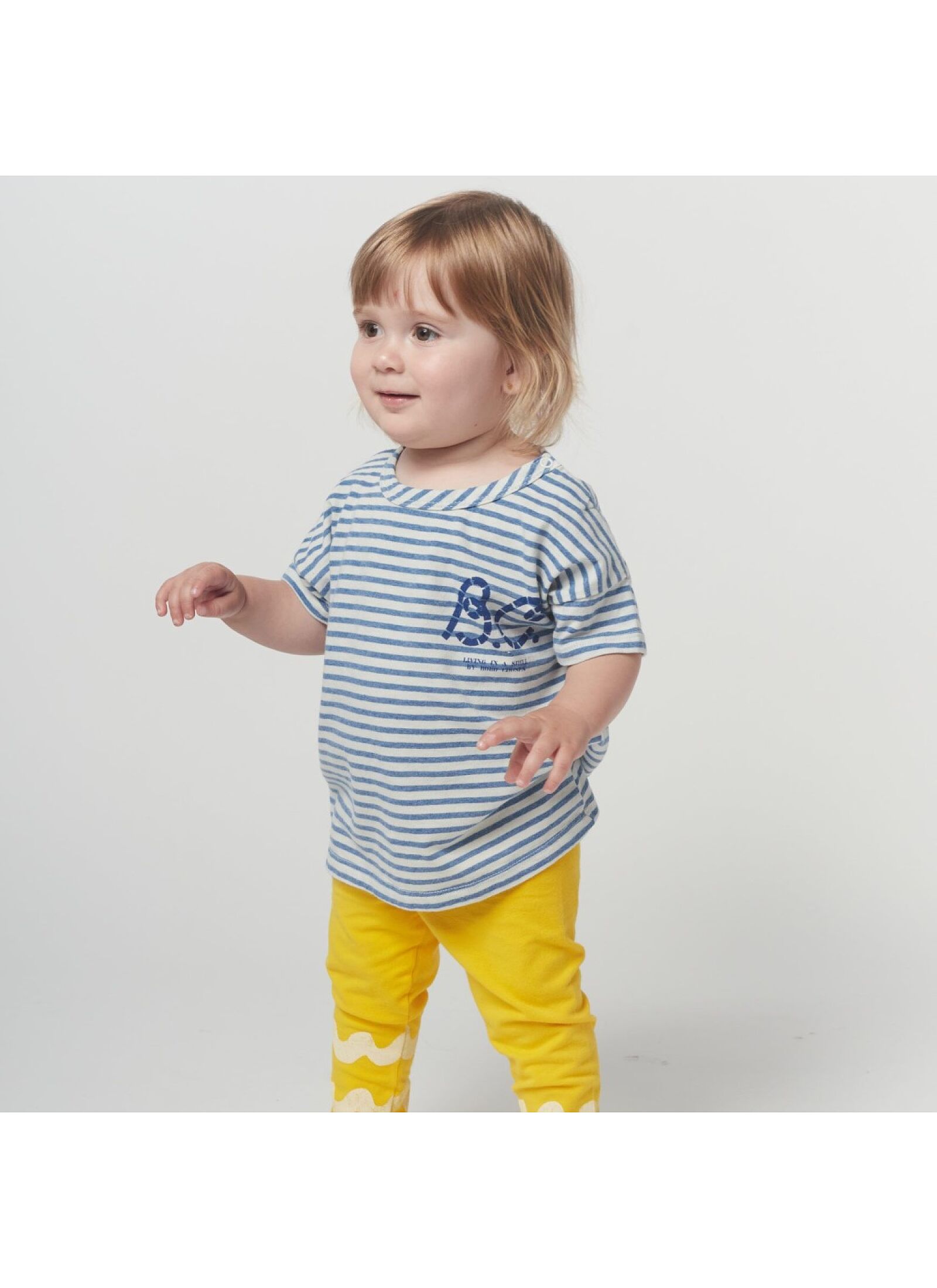 SHORTSLEEVE T-SHIRT BLUE STRIPES