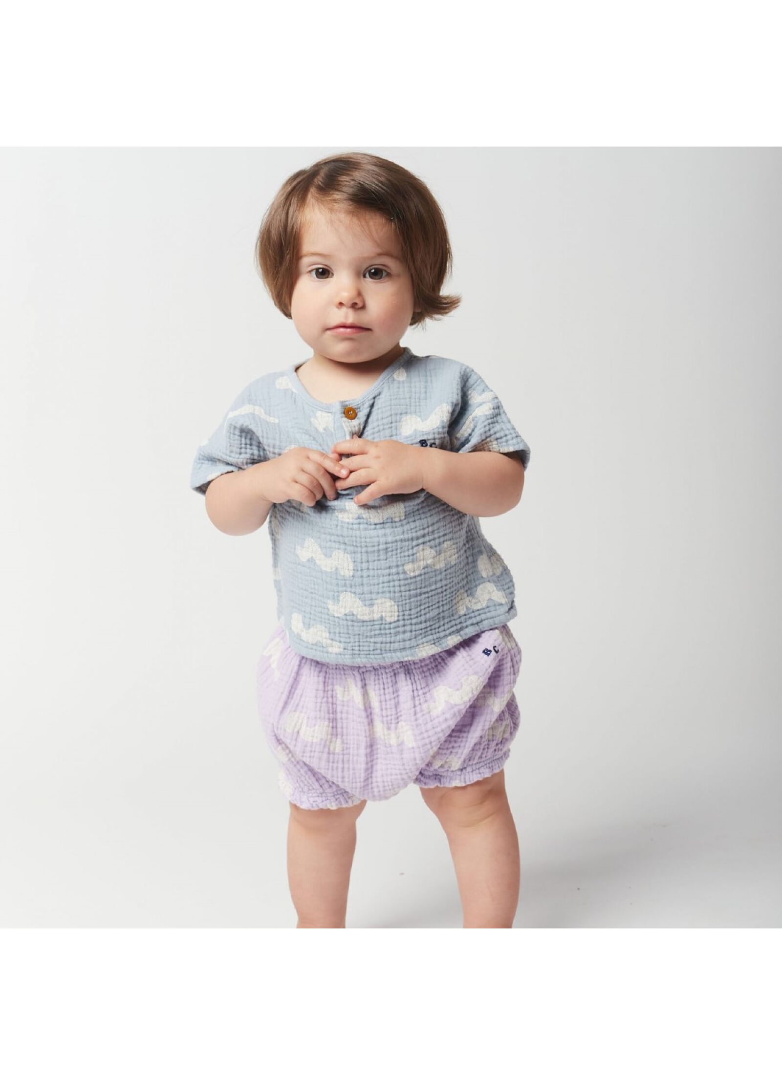 BLOOMERS RUFFLE WAVES ALL OVER