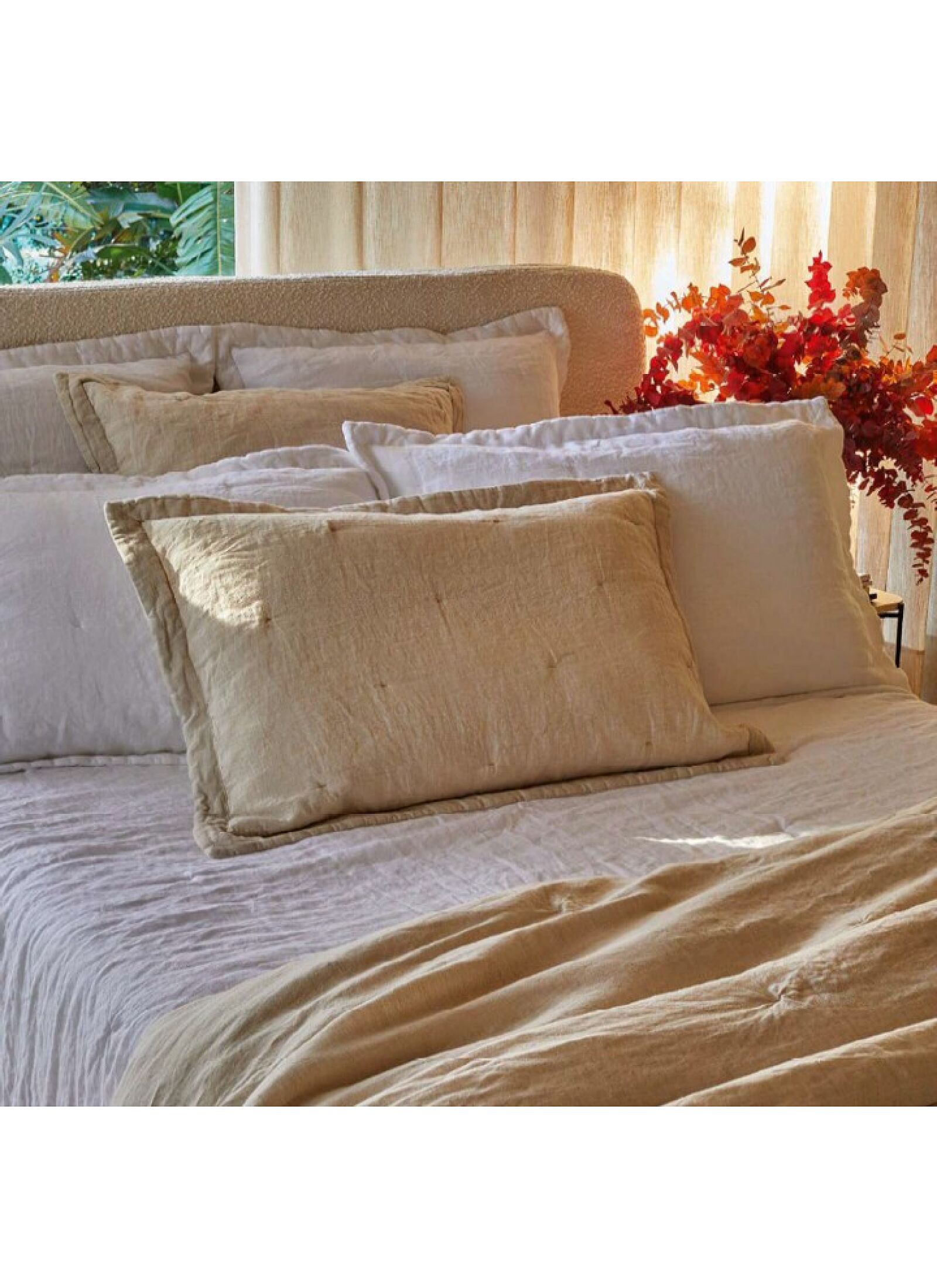 DOUBLE QUILT CRETA LINEN