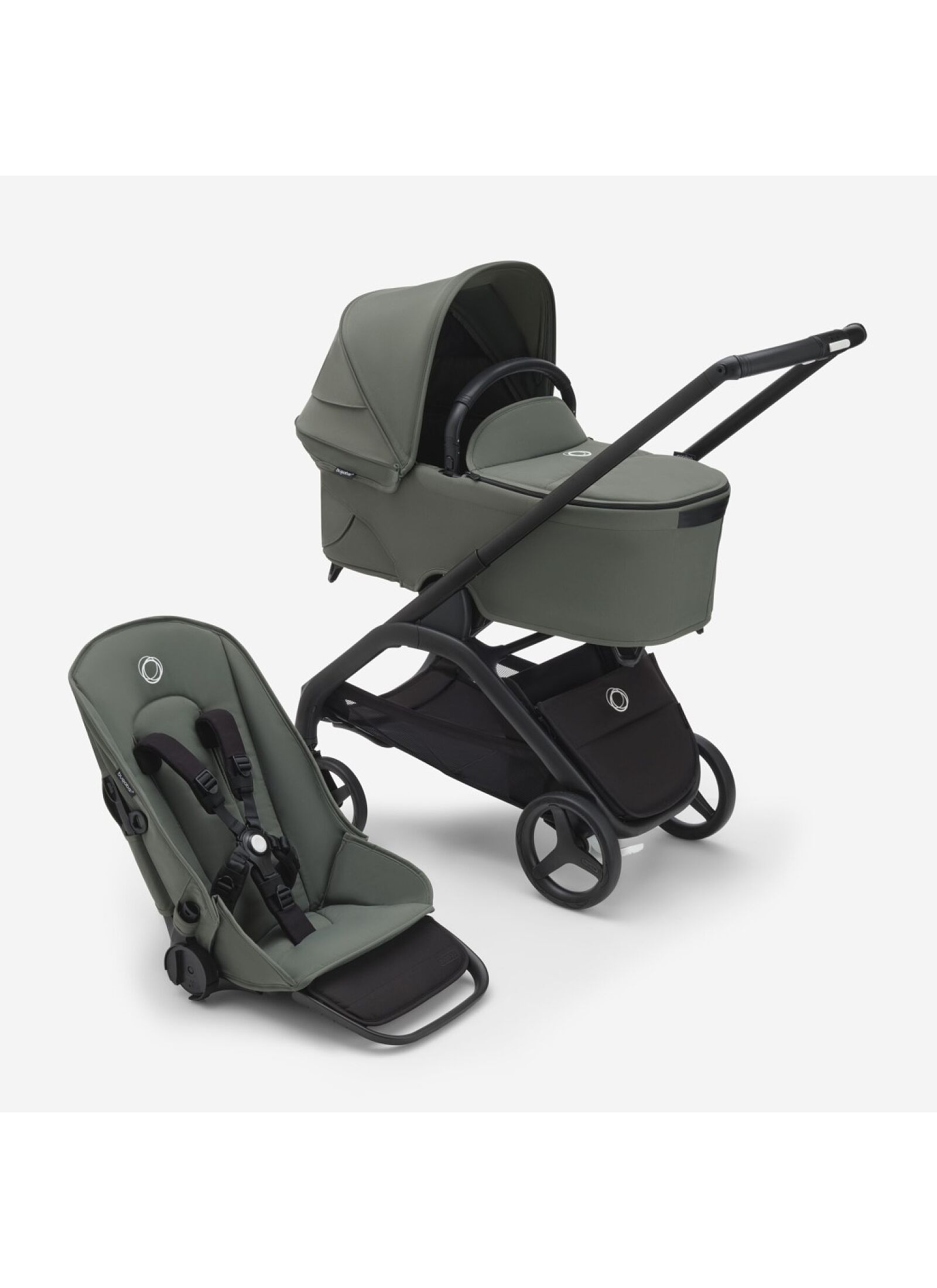 STROLLER DRAGONFLY COMPLETE BLACK/FOREST GREEN