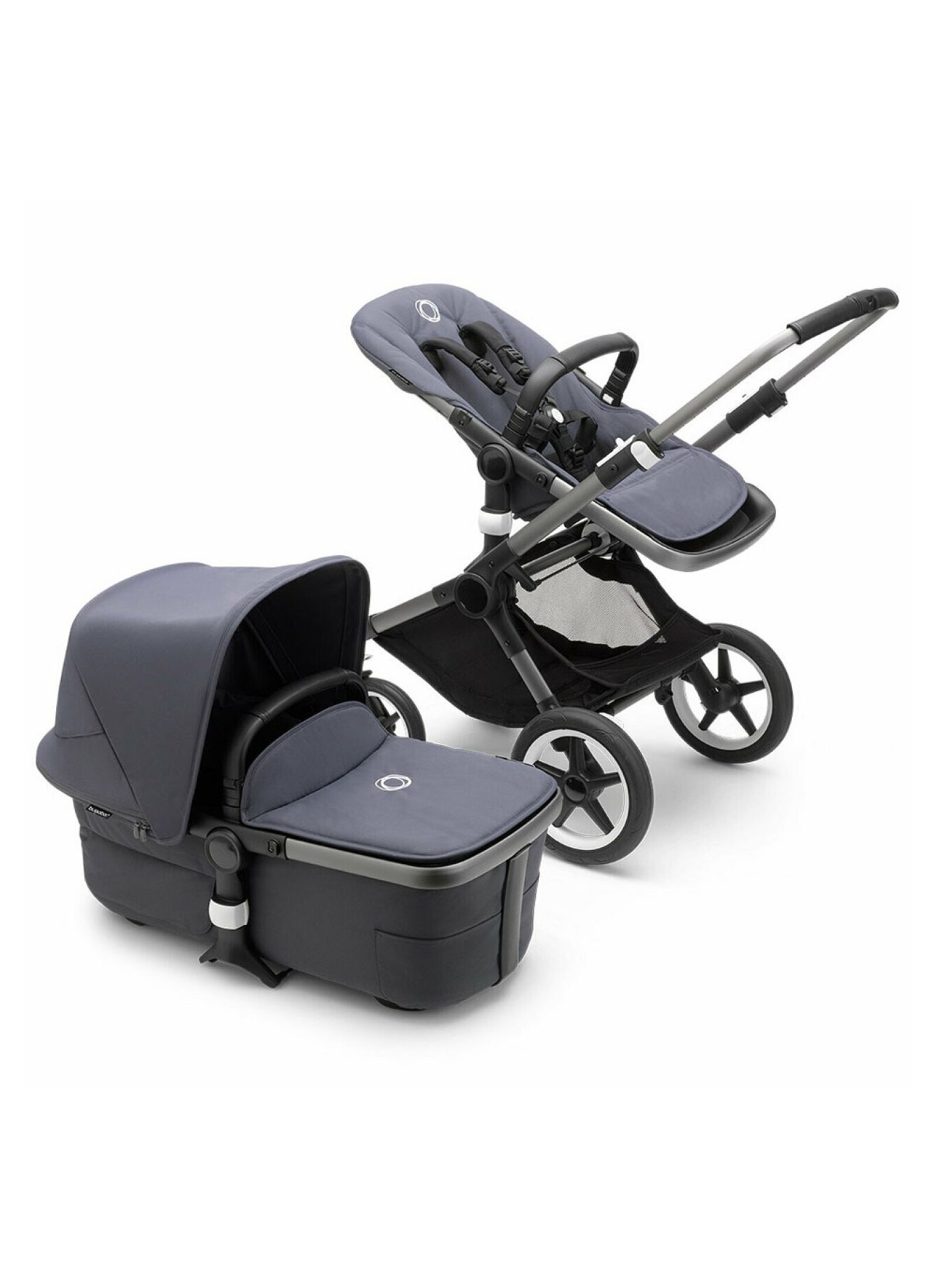 STROLLER FOX 3 COMPLETE GRAPHITE/STRORMY BLUE-STORMY BLUE