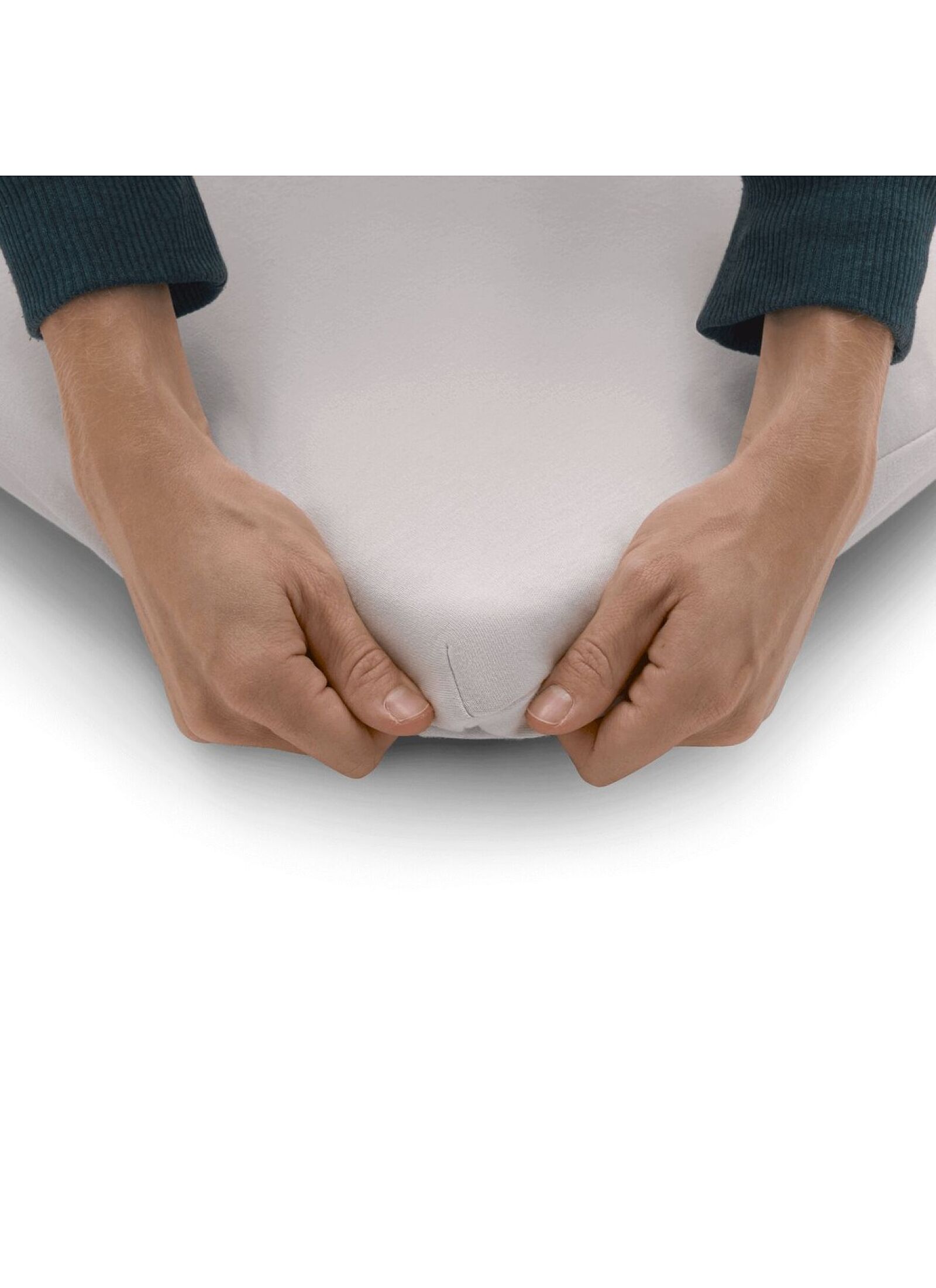 CRIB FITTED SHEET SLEEPI V3 DOTS SAGE