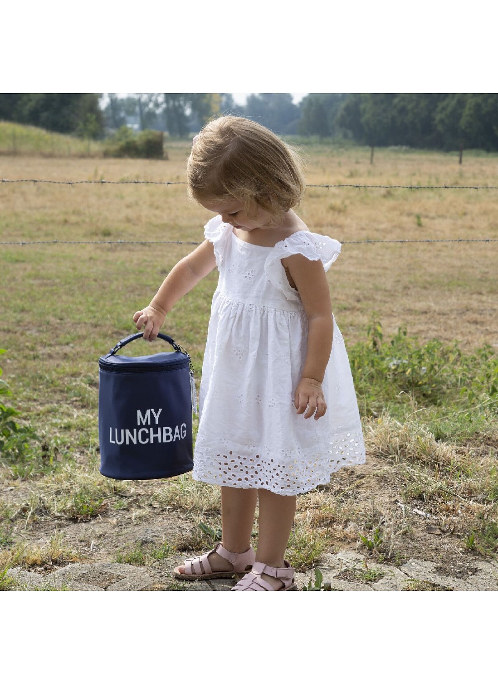 ISOTHERMAL LUNCH BAG MY LUNCH BAG NAVY WHITE