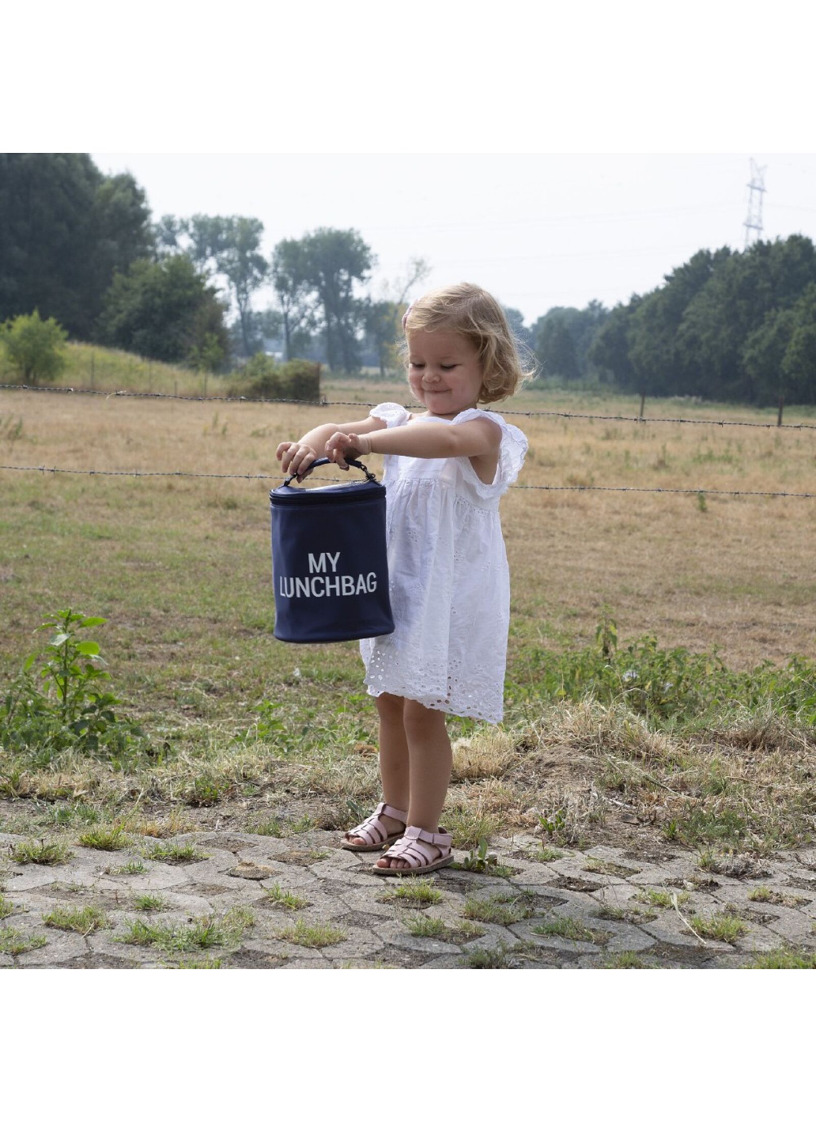 ISOTHERMAL LUNCH BAG MY LUNCH BAG NAVY WHITE