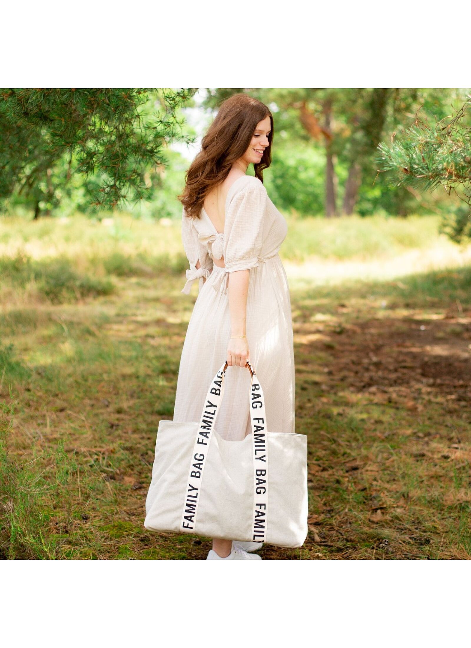 FAMILY BAG OFF WHITE