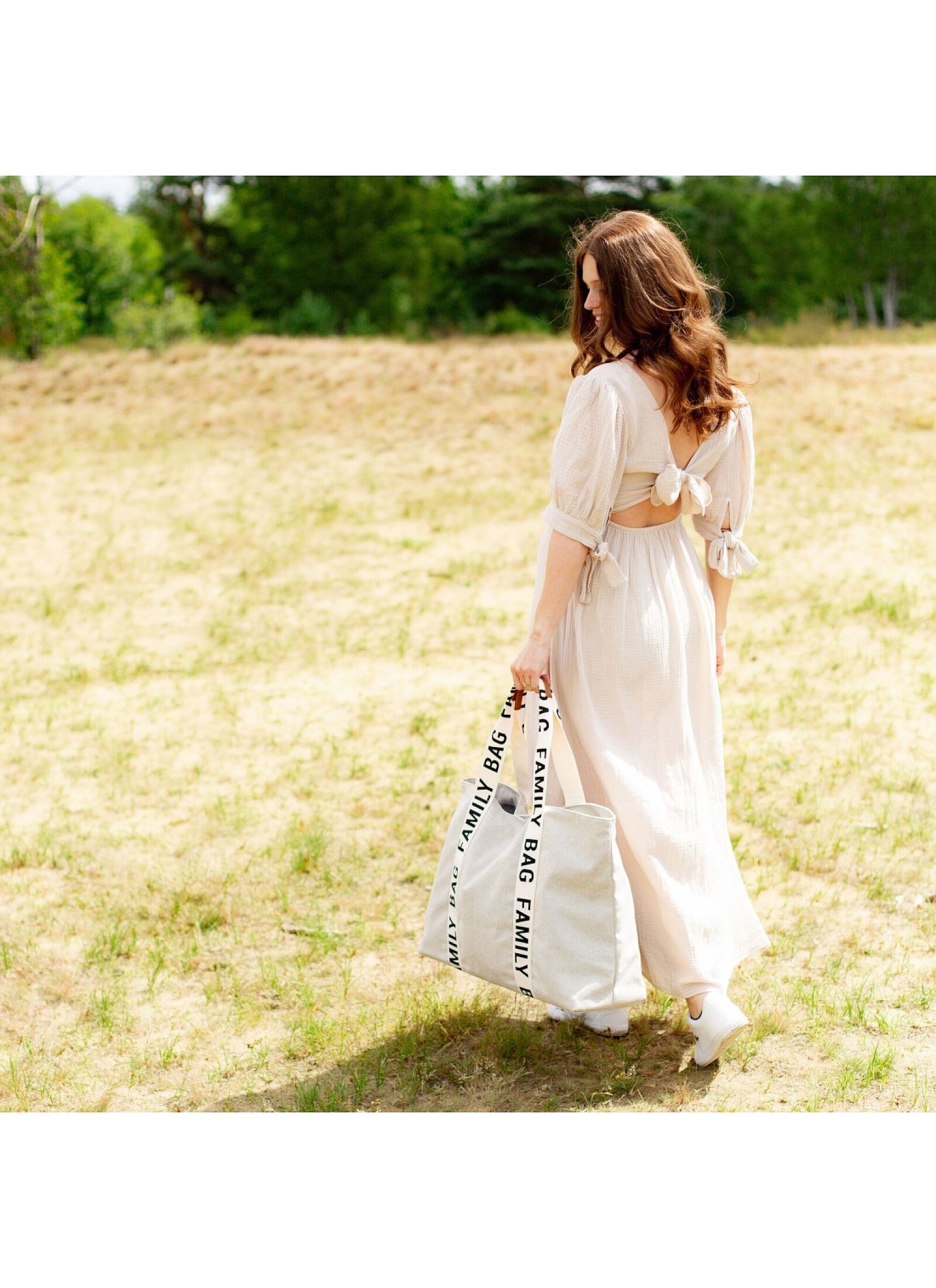 FAMILY BAG OFF WHITE