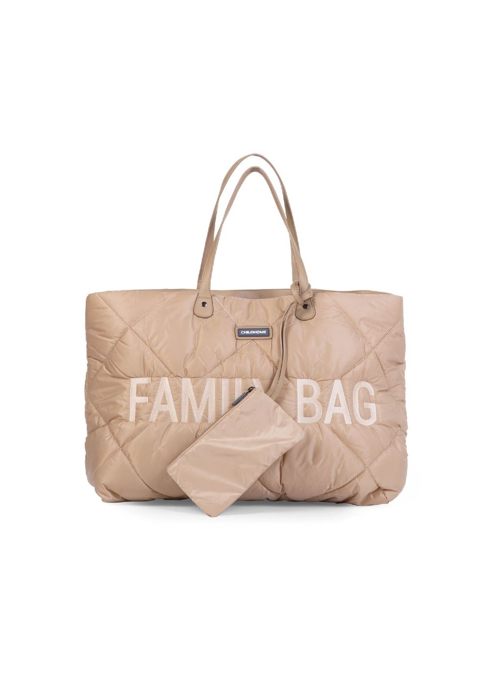 FAMILY BAG PUFFERED BEIGE