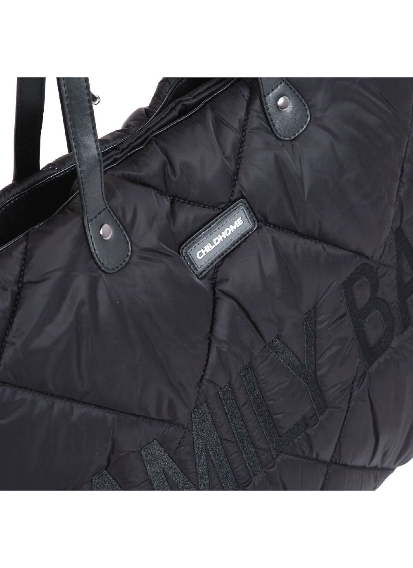 FAMILY BAG PUFFERED BLACK