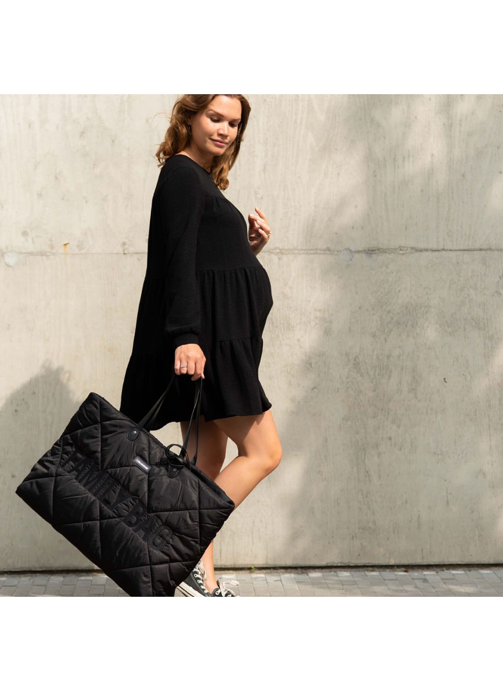 FAMILY BAG PUFFERED BLACK