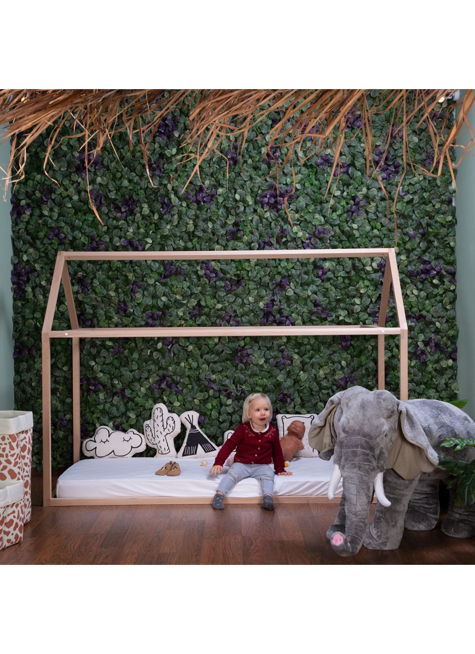 BED FRAME HOUSE NATURAL (70X140)