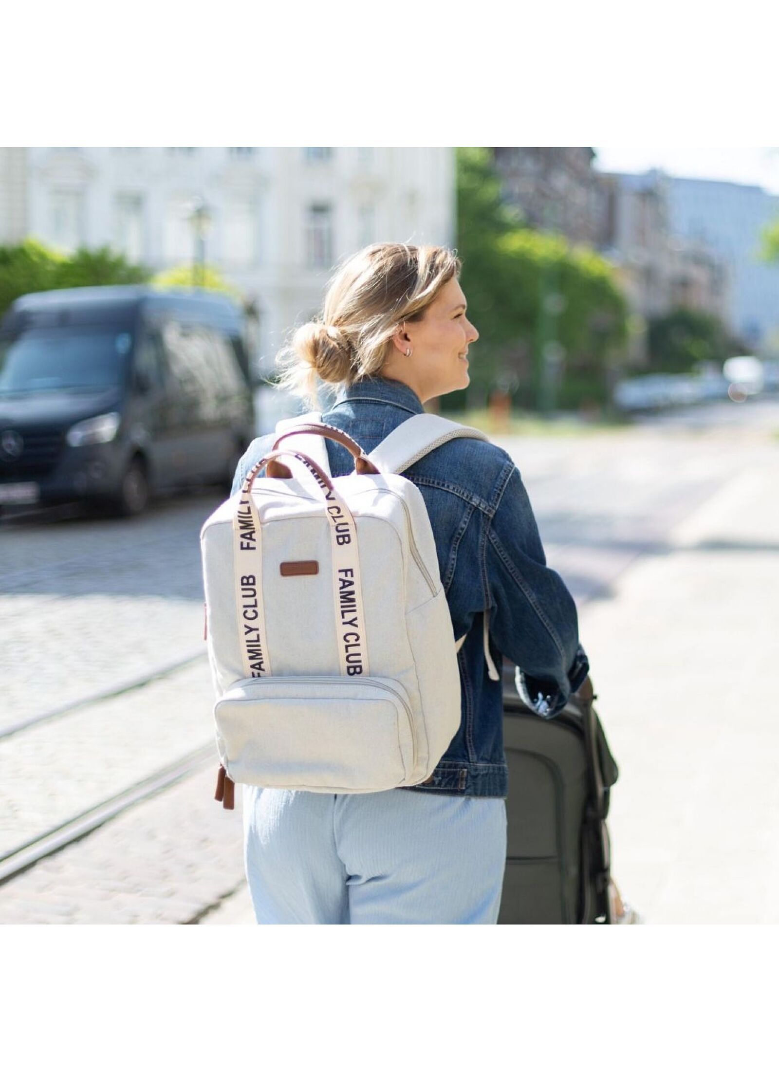 BACKPACK FAMILY CLUB OFF WHITE
