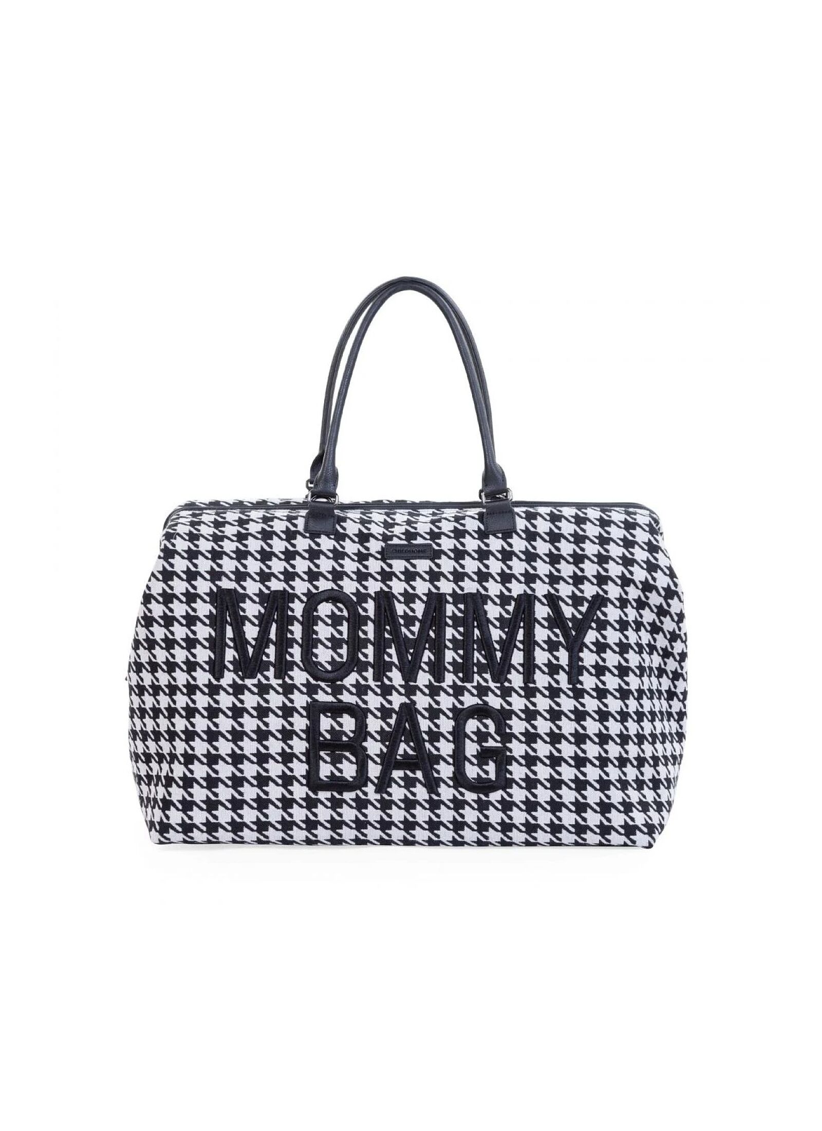 MOMMY BAG PIED DE POULE BLACK