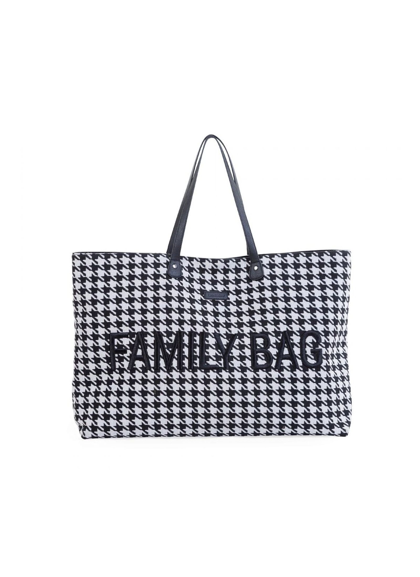 FAMILY BAG PIED DE POULE BLACK