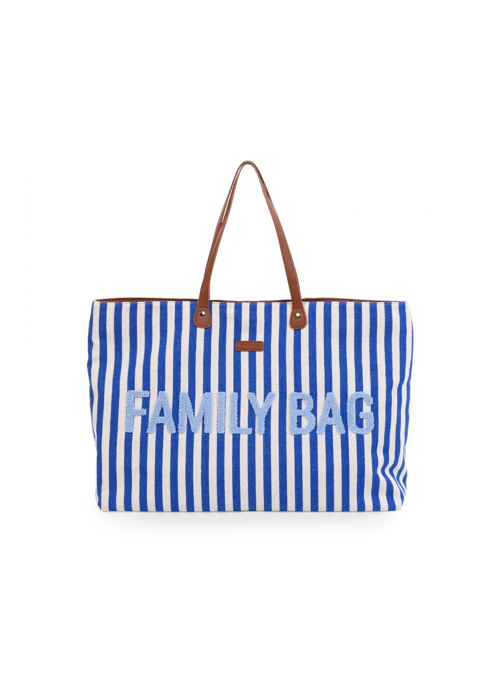 FAMILY BAG STRIPES ELECTRIC BLUE-LIGHT BLUE