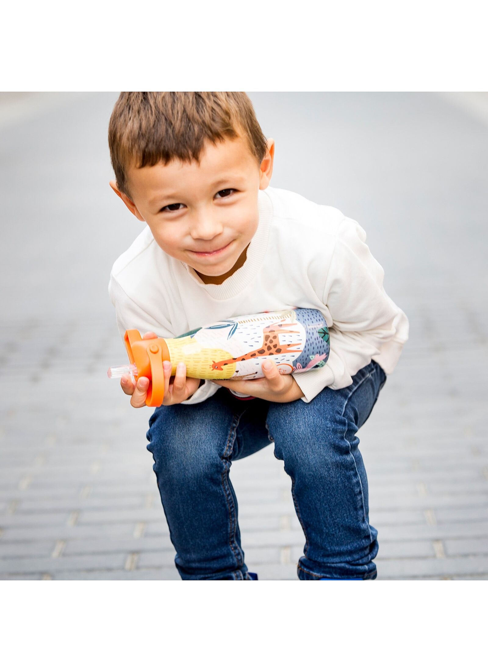 BOTTLE THERMOS (260ML) WILD ANIMALS