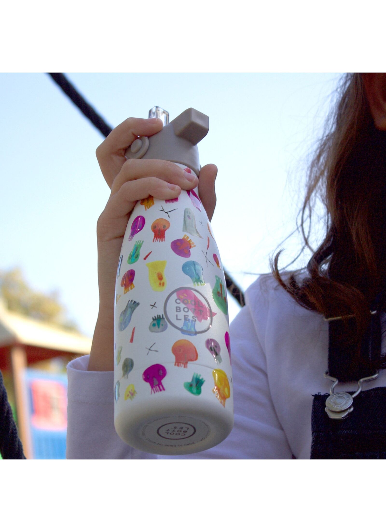 BOTTLE THERMOS (260ML) CRAZY SKULLS