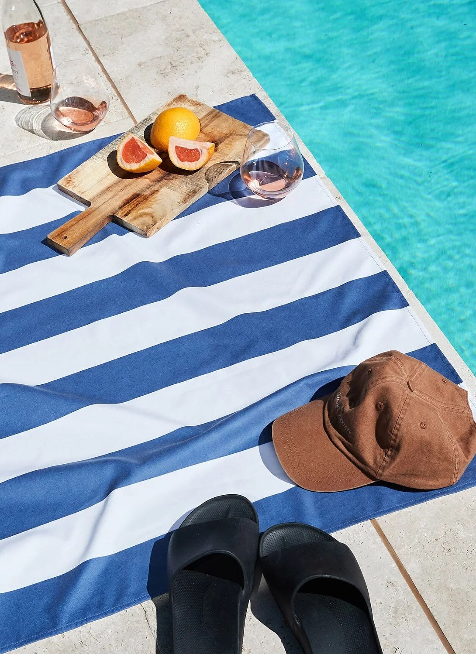 BEACH TOWEL CABANA WHITSUNDAY BLUE