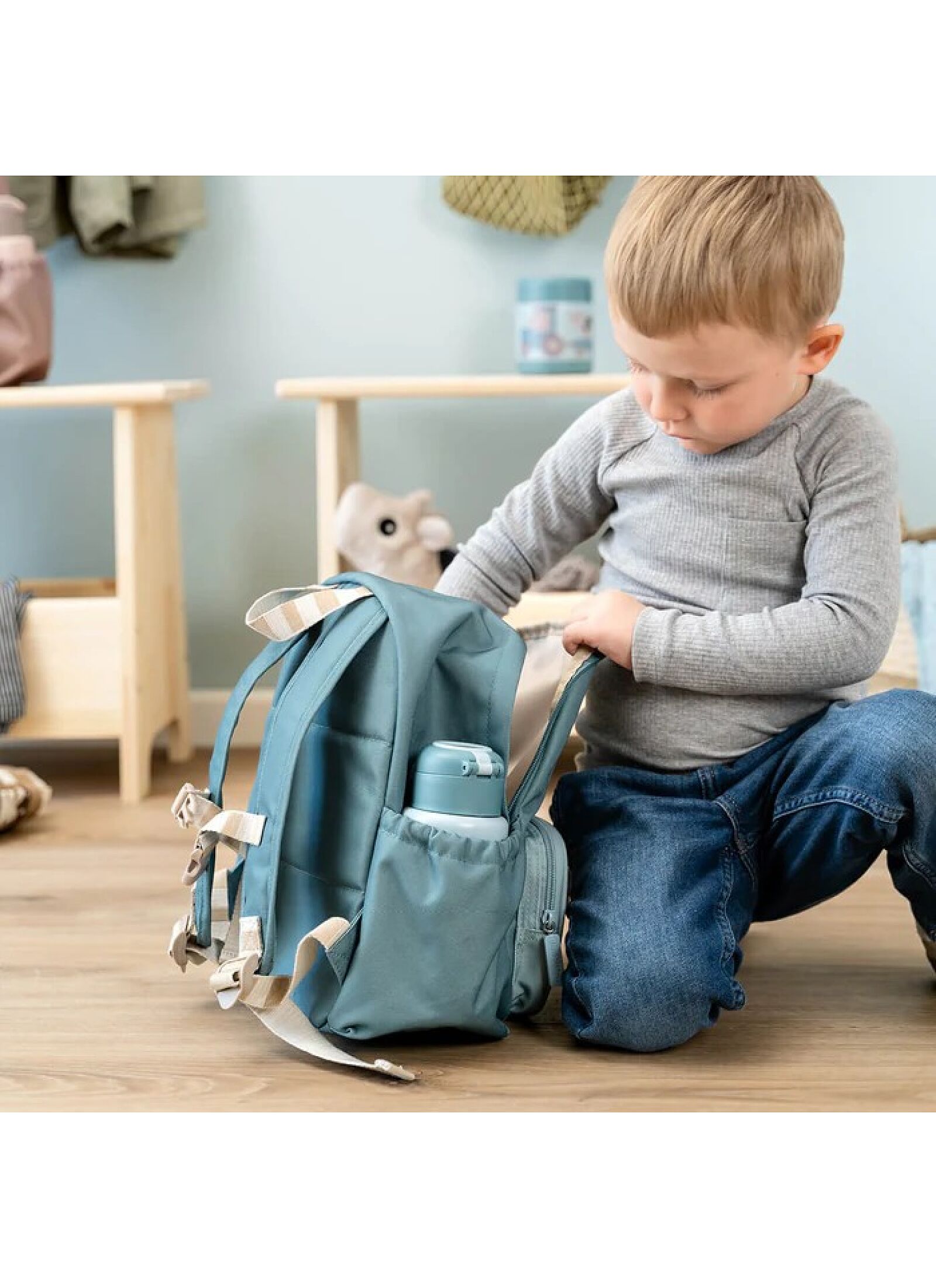 BACKPACK TINY FARM BLUE