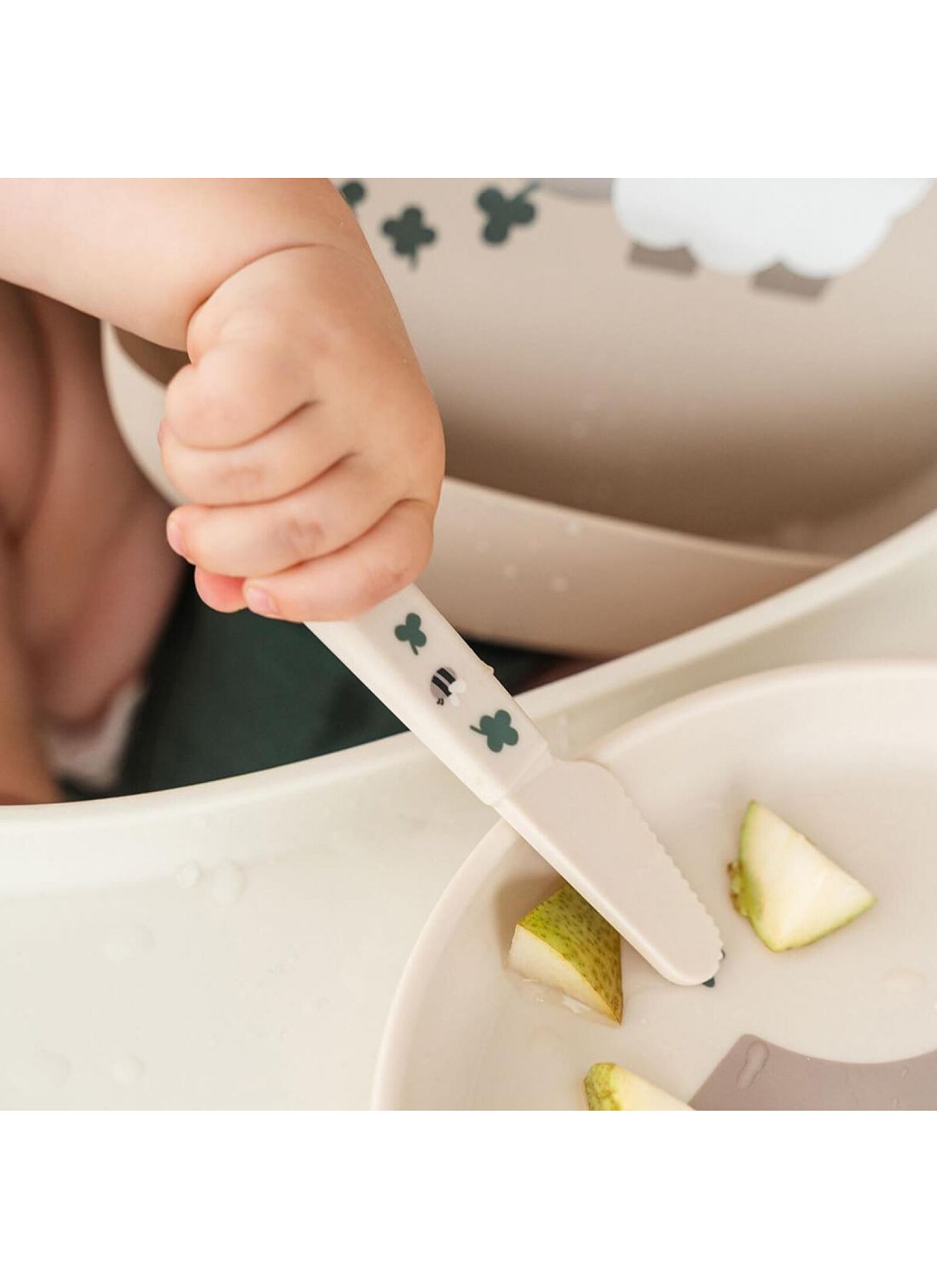 CUTLERY SET (3PCS) TINY FARM SAND