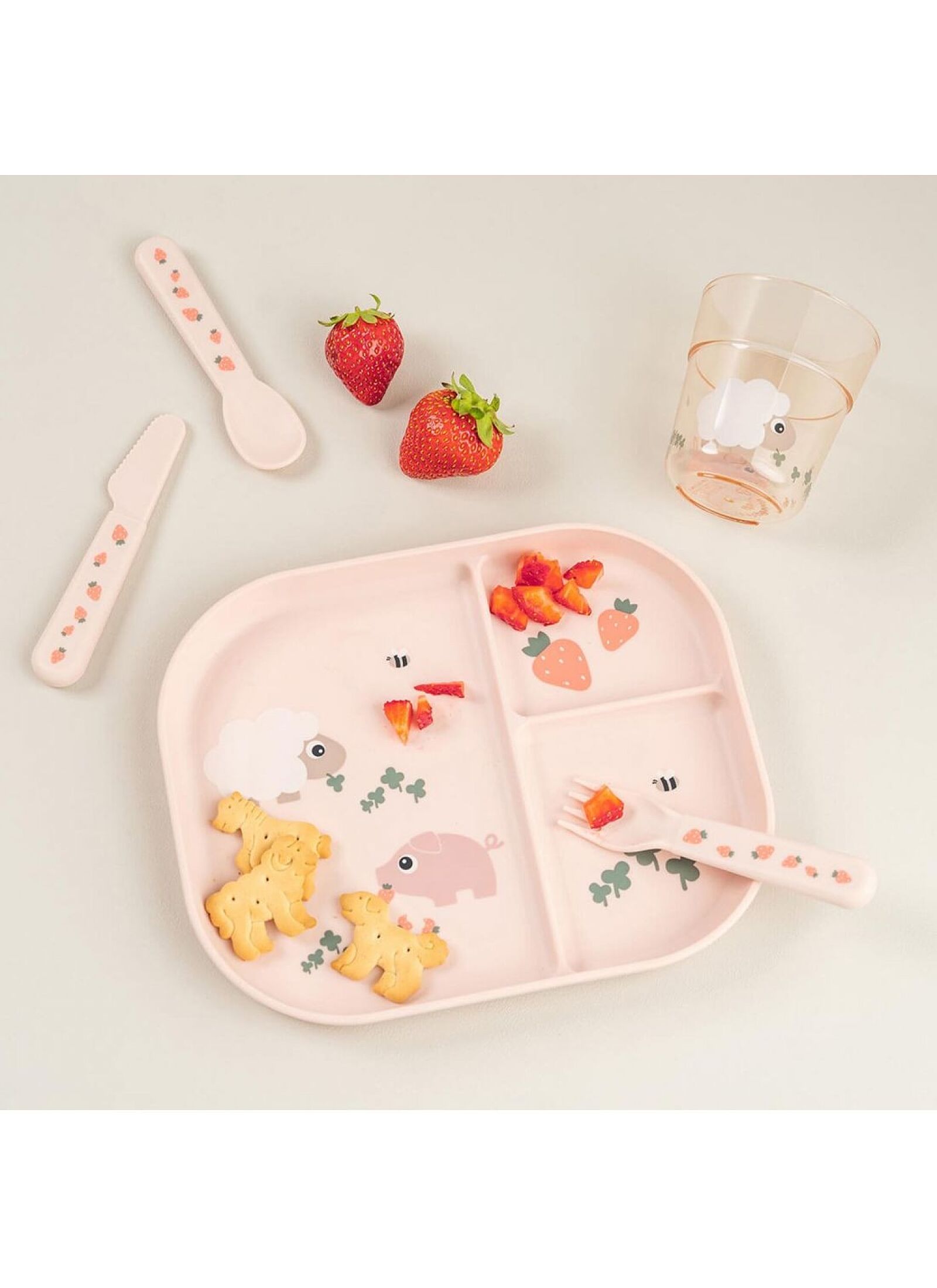 PLATE FOODIE TINY FARM POWDER