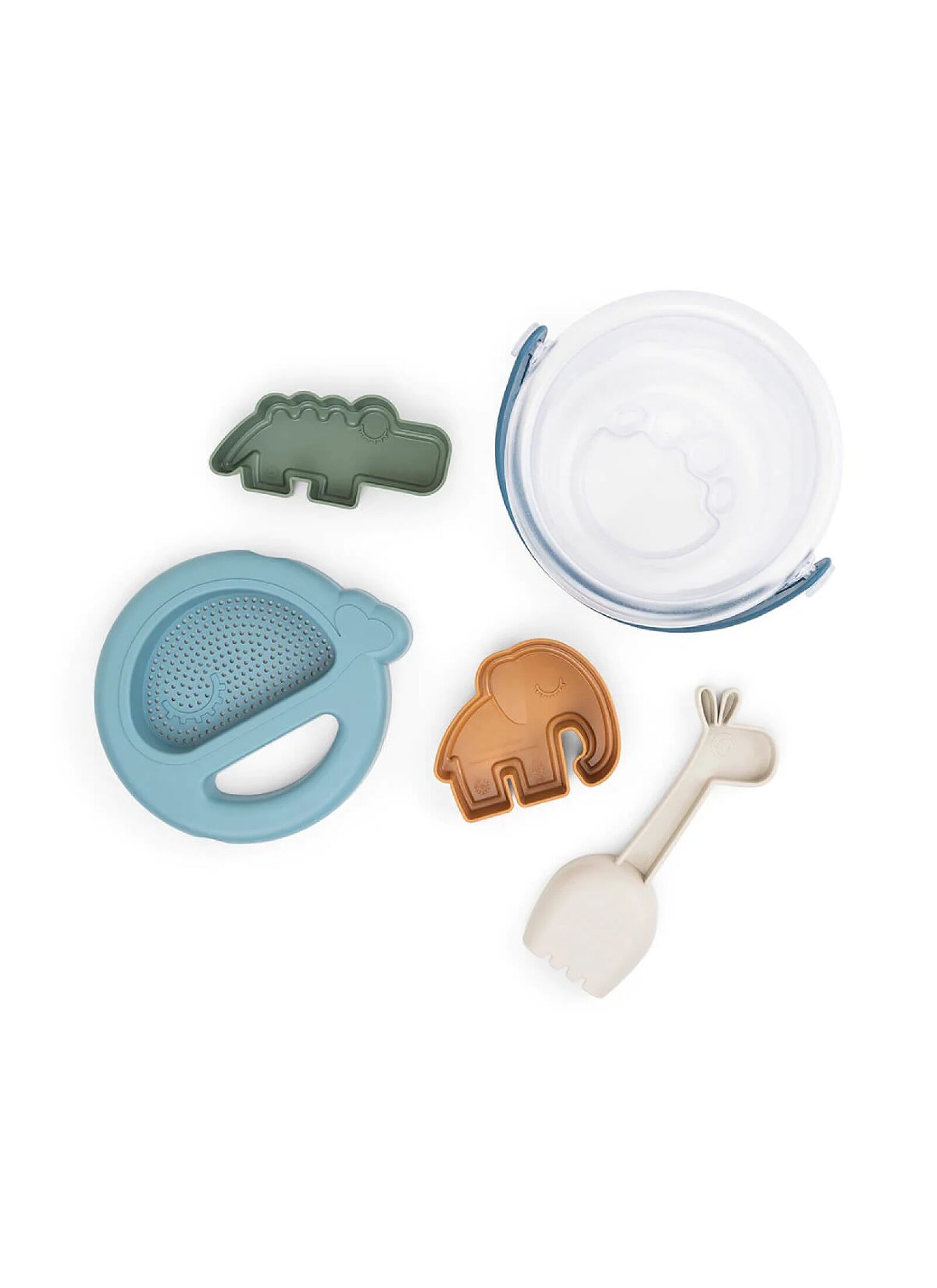 BEACH SET DEER FRIENDS BLUE