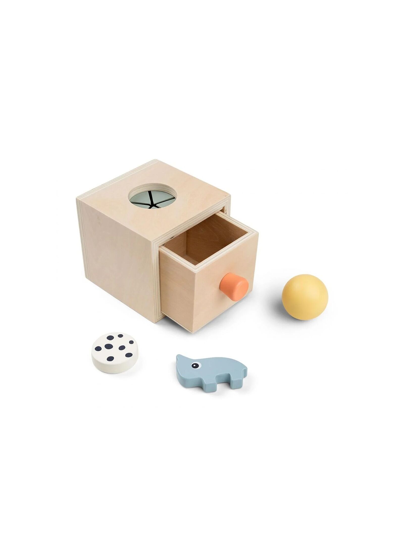 WOODEN ACTIVITY TOY HIDE &AMP; FIND BOX NOZO