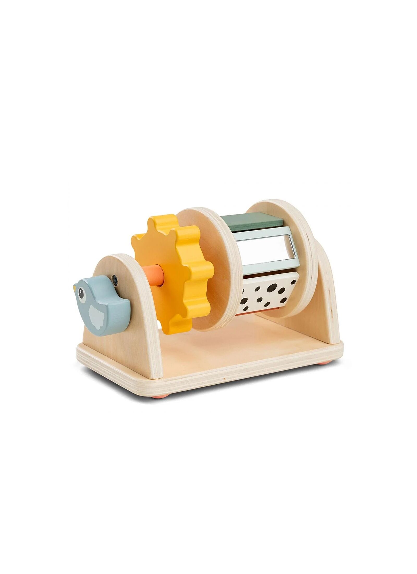 WOODEN ACTIVITY TOY SPINNER BIRDEE