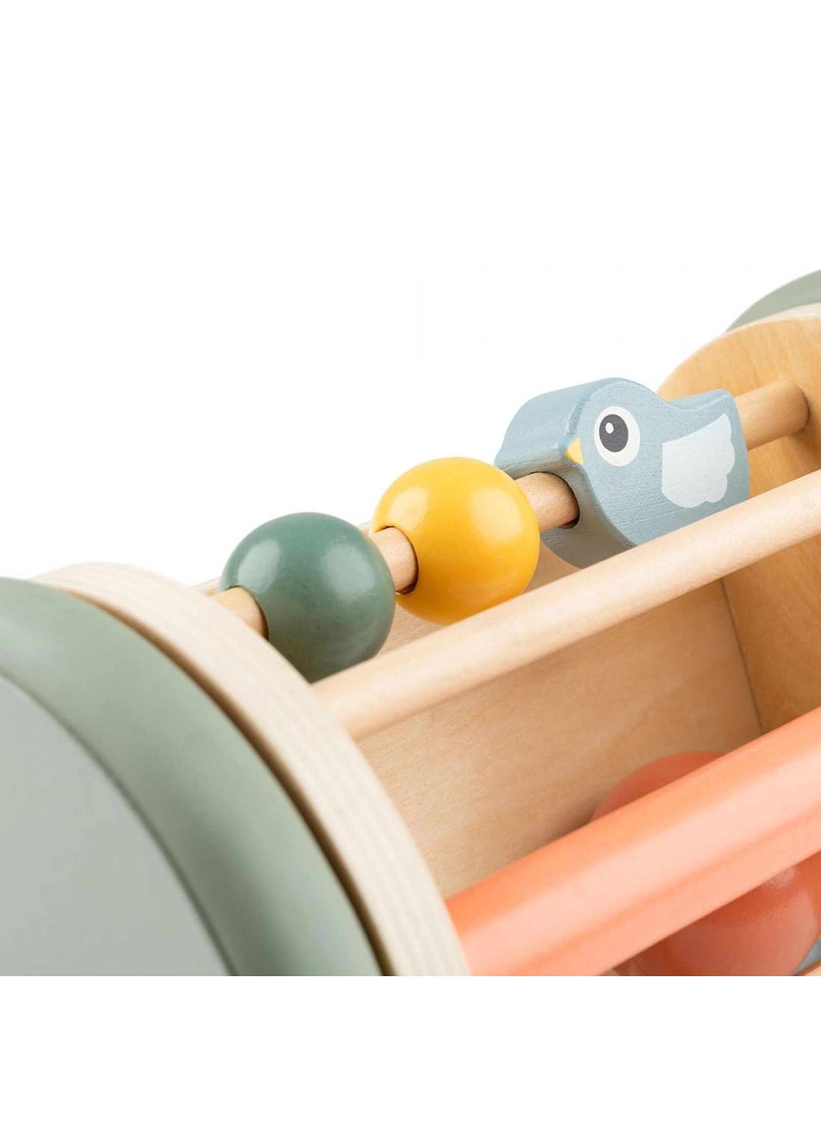 WOODEN ACTIVITY TOY ROLLING ACTIVITY BIRDEE