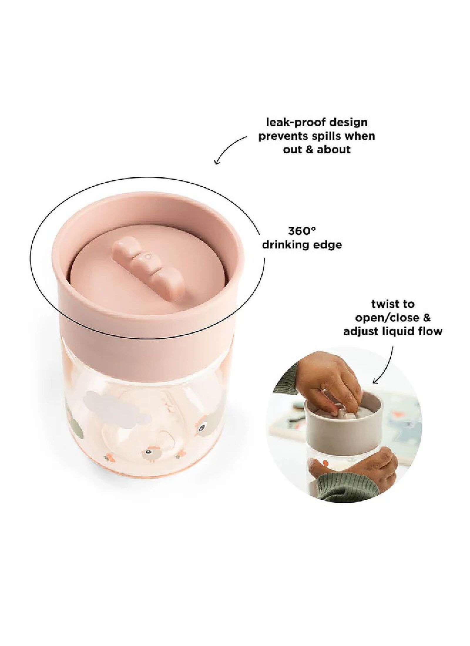 CUP 360° TINY FARM POWDER