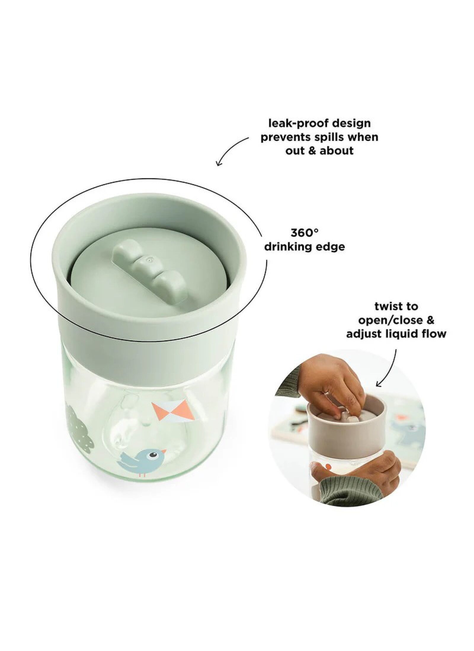 CUP 360° TINY FARM GREEN