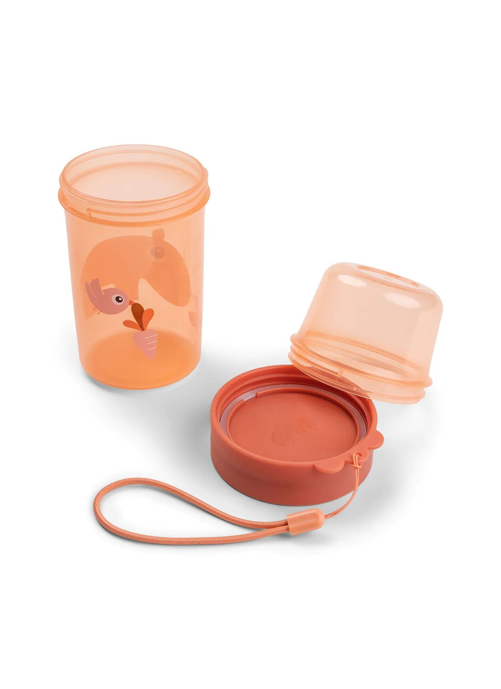 SNACK BOX L TO GO 2-WAY OZZO PAPAYA