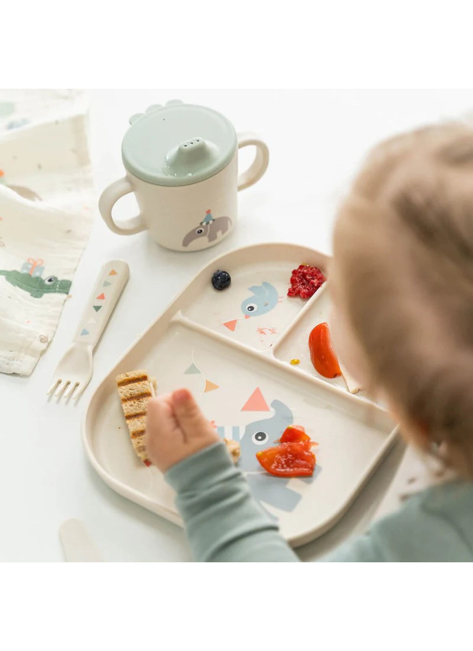 PLATE FOODIE CELEBRATION SAND