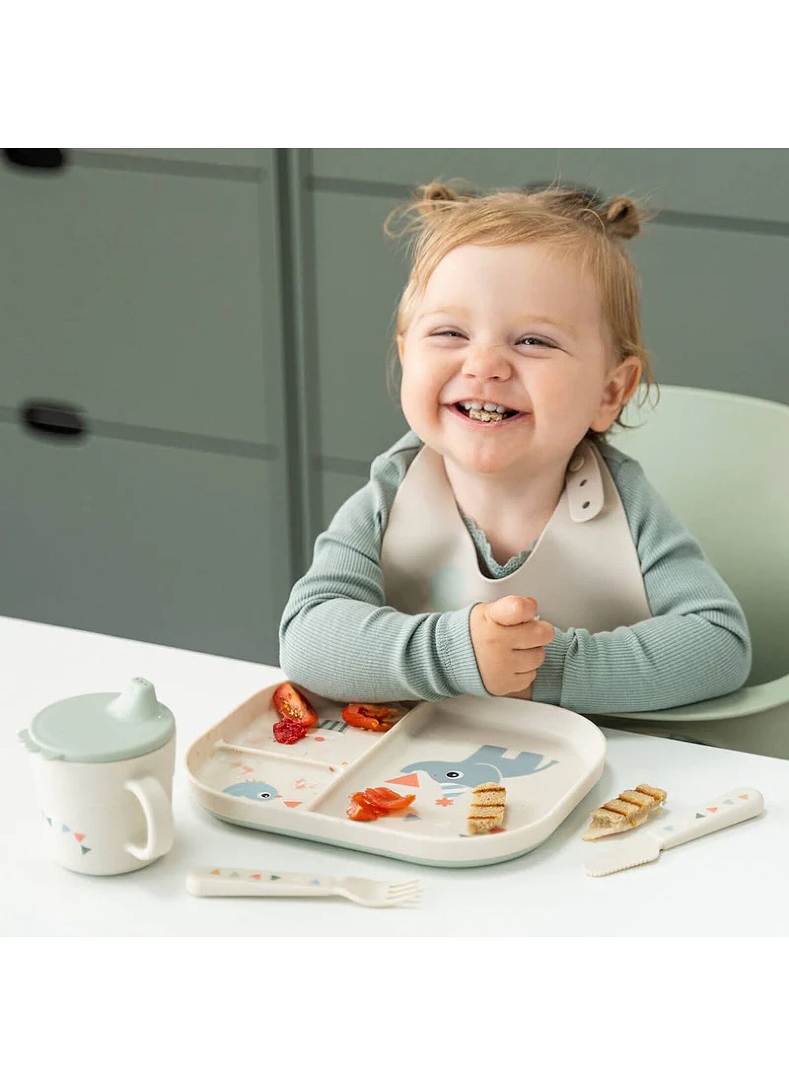 PLATE FOODIE CELEBRATION SAND