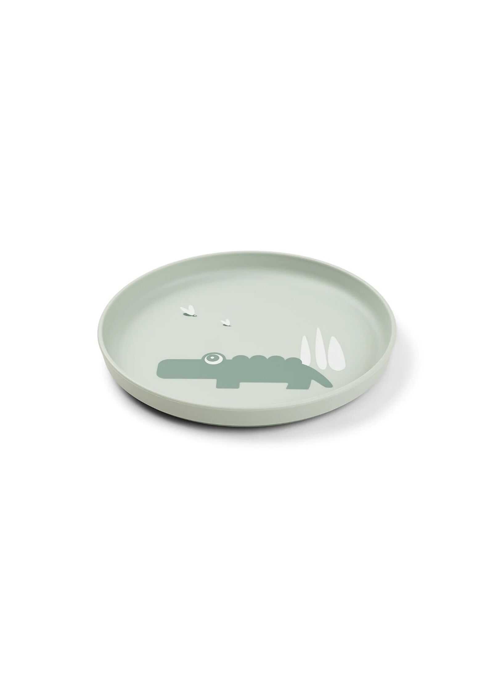 PLATE FOODIE CROCO GREEN