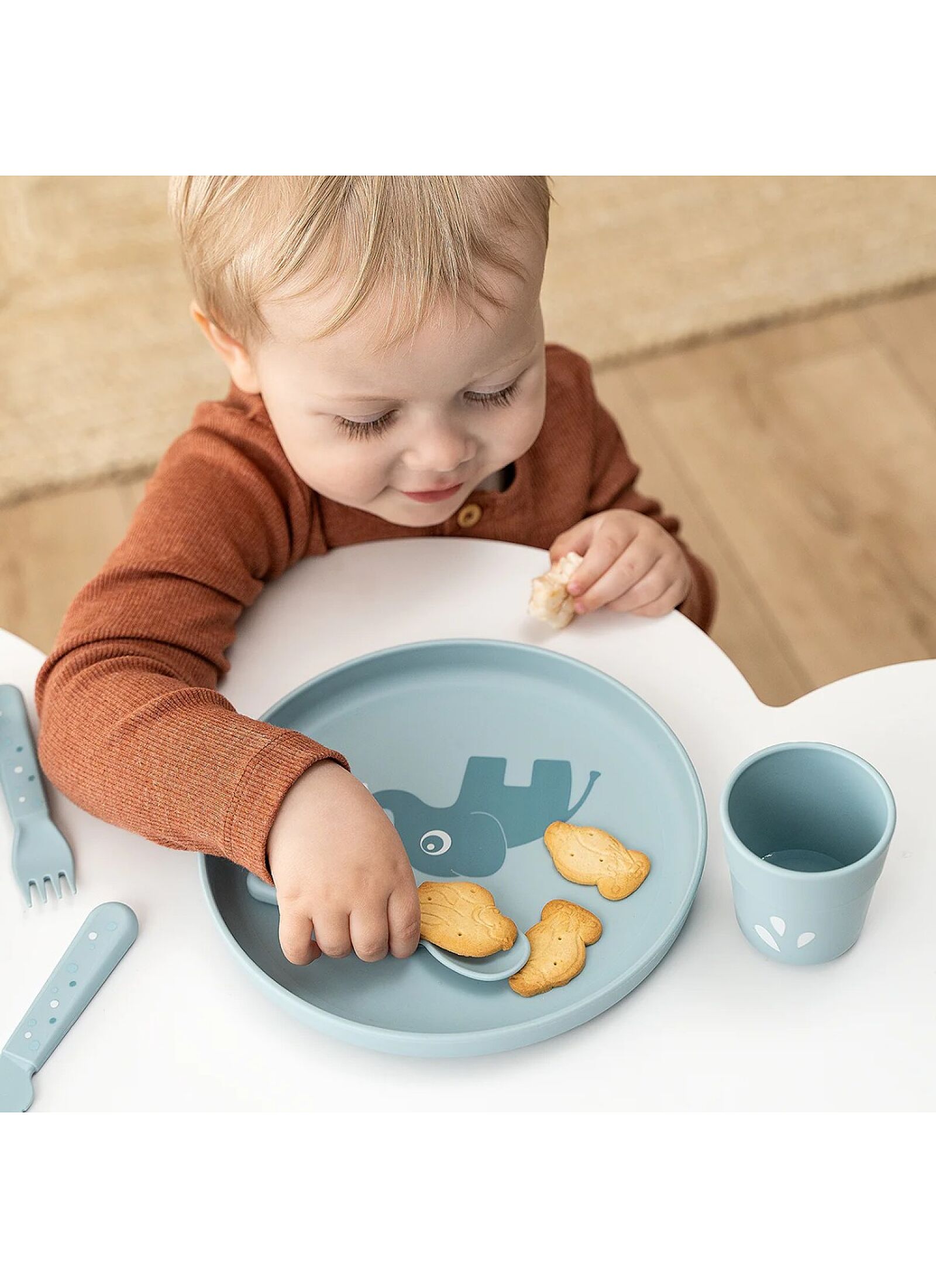 PLATE FOODIE ELPHEE BLUE