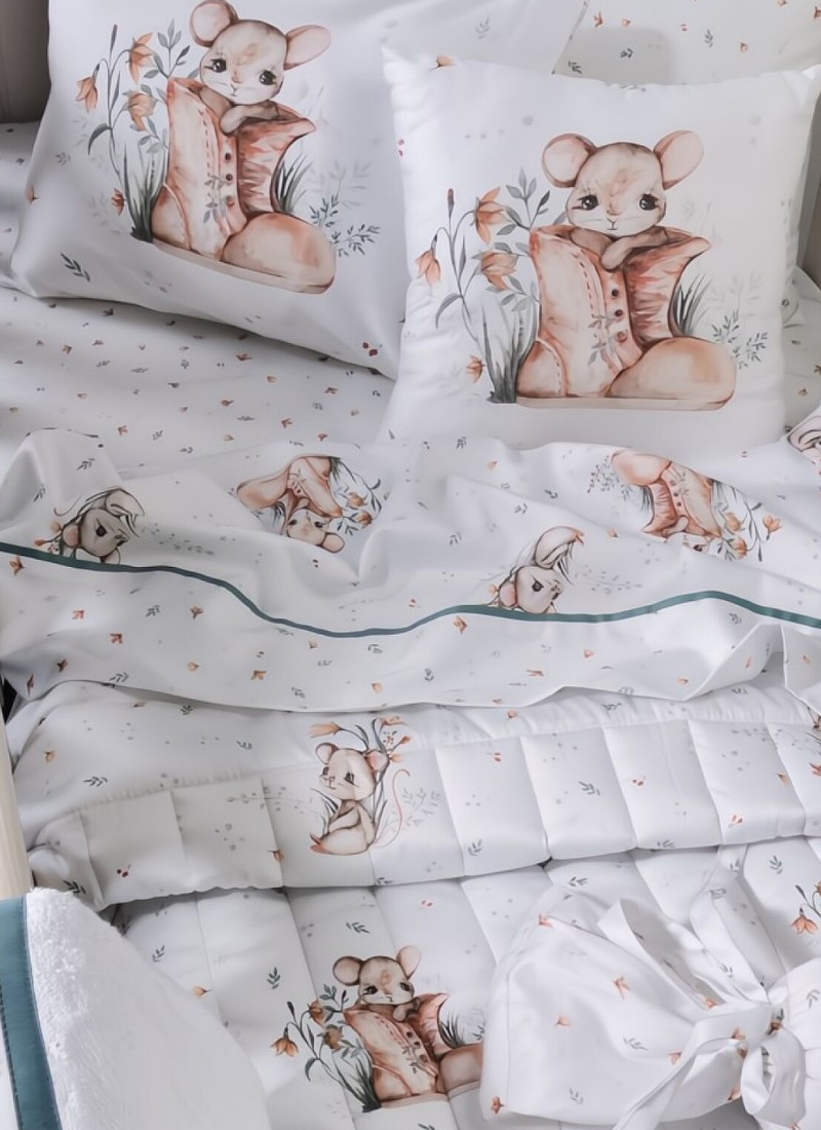CRIB SHEETS SET LITTLE BEAR (BS853)