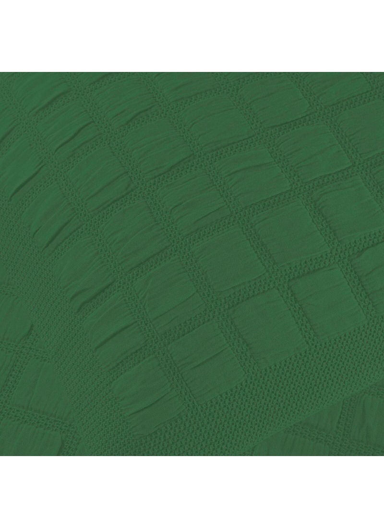 SINGLE KNITTED BLANKET 1186 GREEN