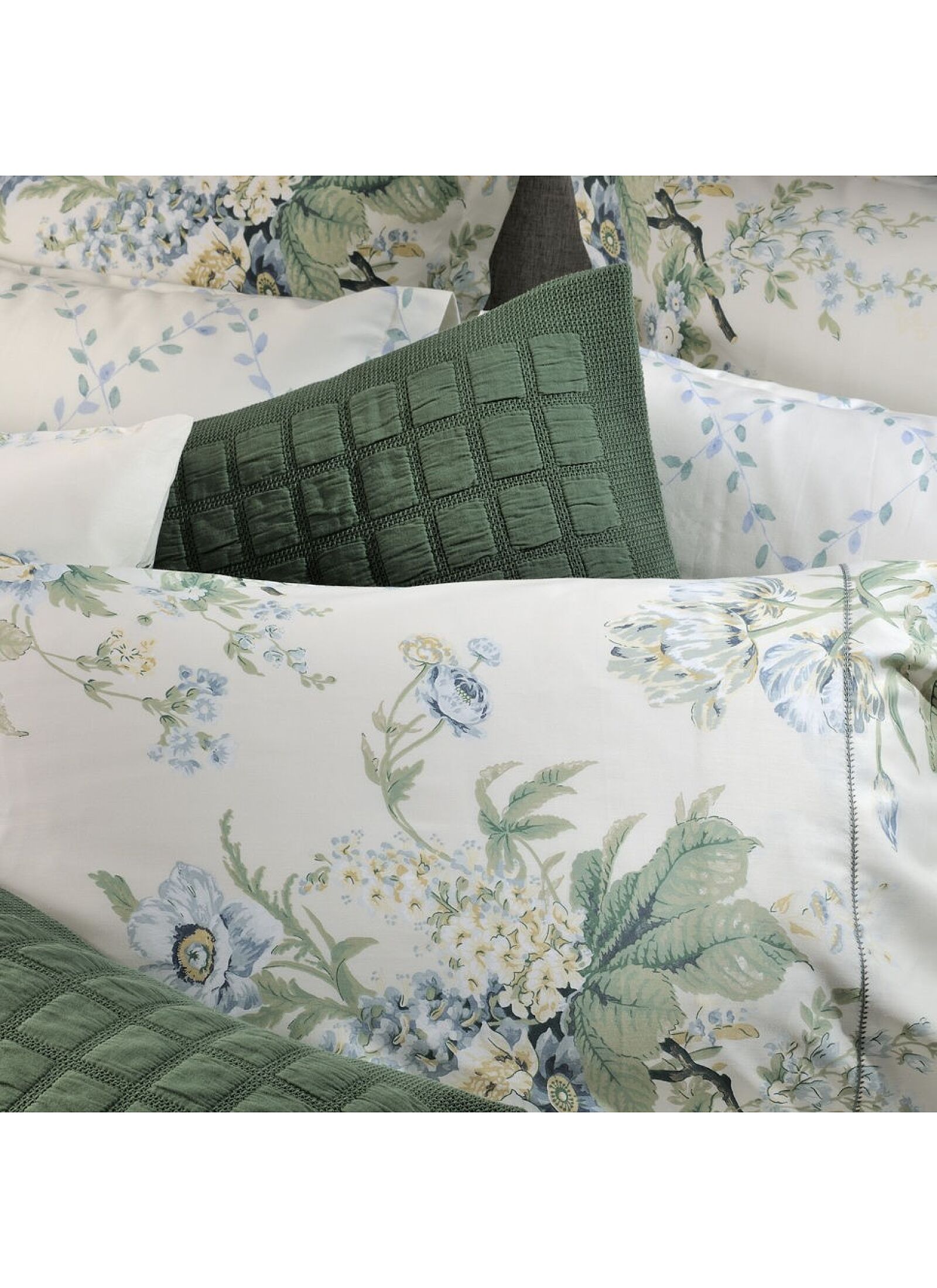 SINGLE KNITTED BLANKET 1186 GREEN