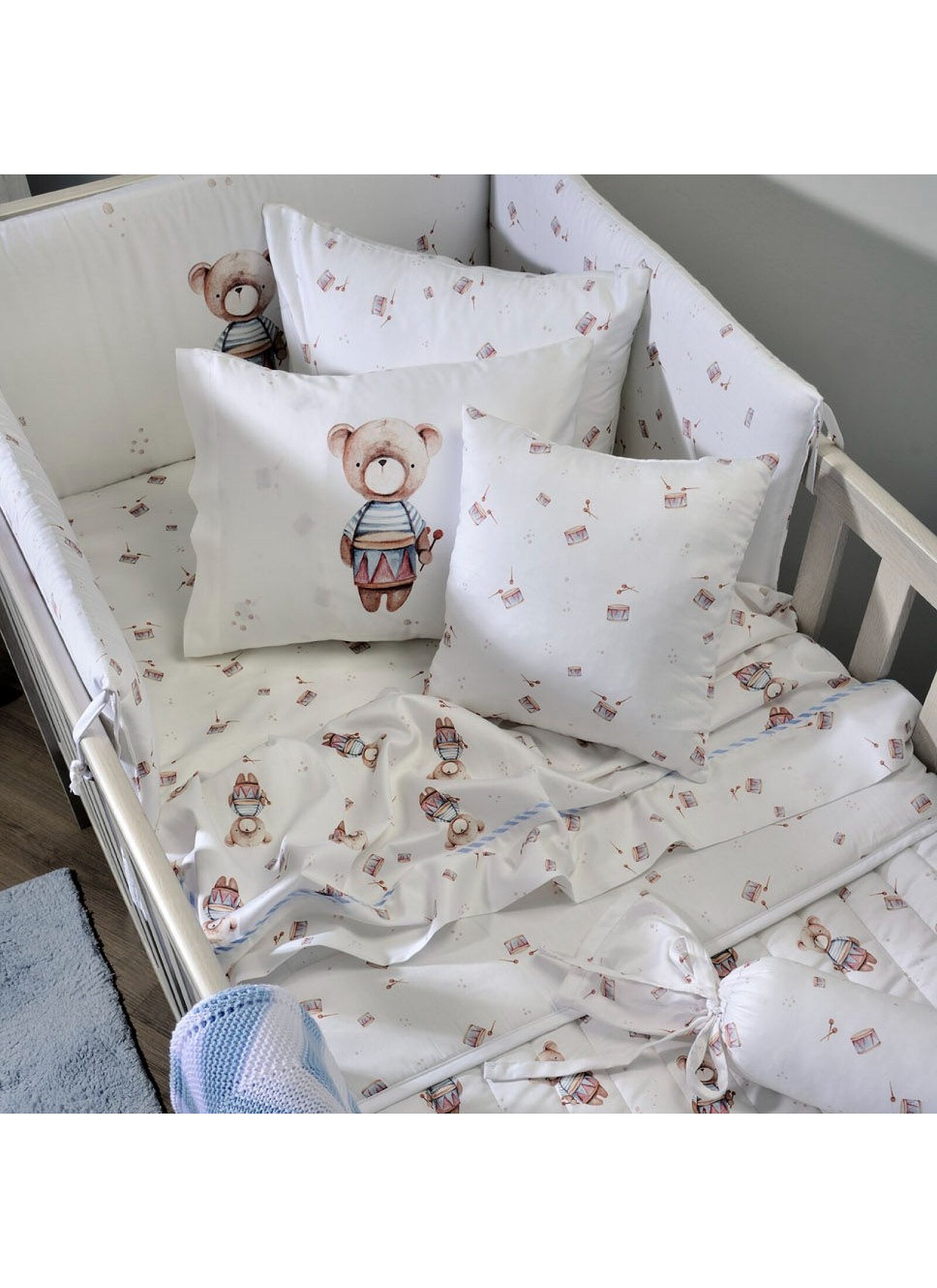 CRIB SHEETS SET LITTLE BEAR (BS853)